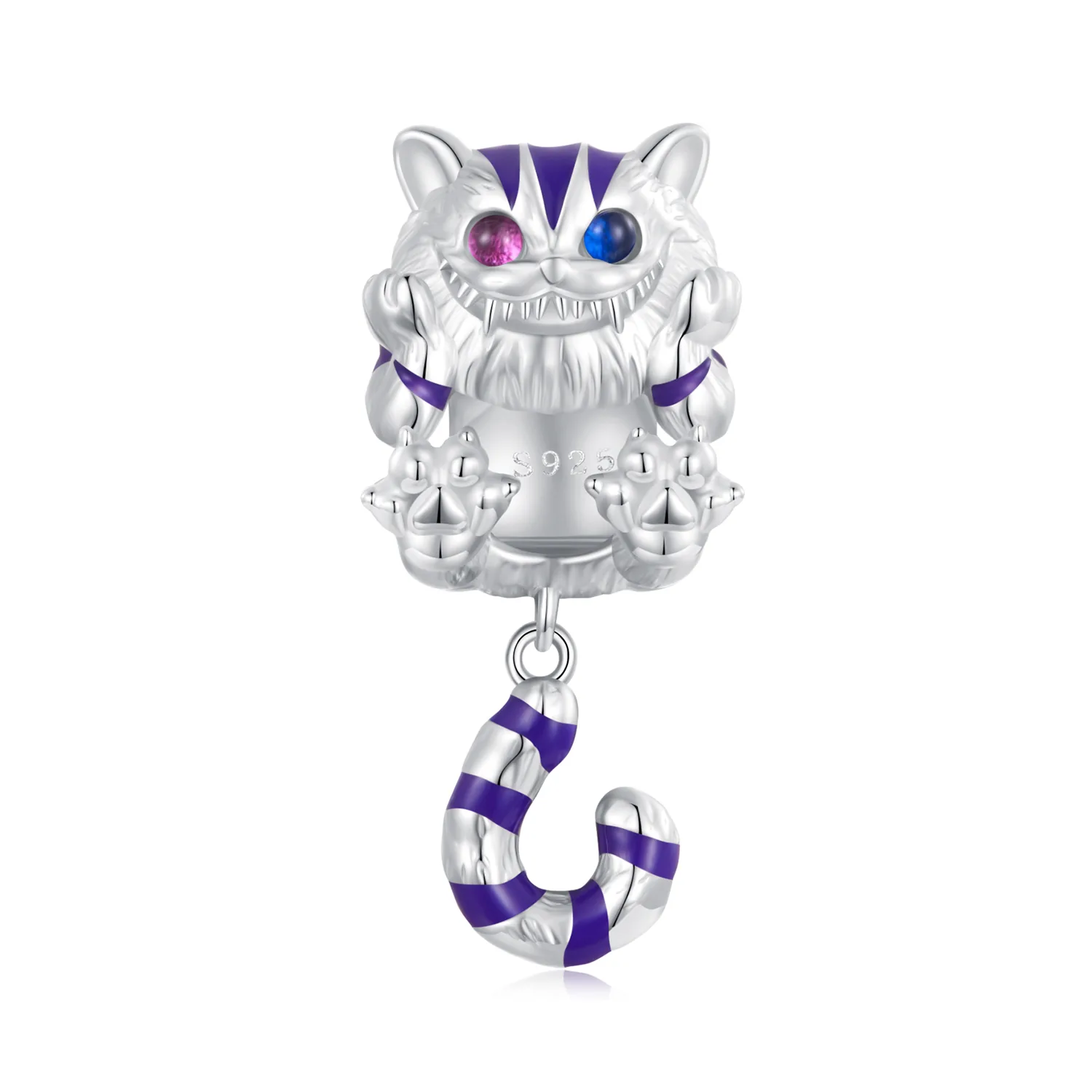 pandora stile ciondolo gatto fantasia scc2529