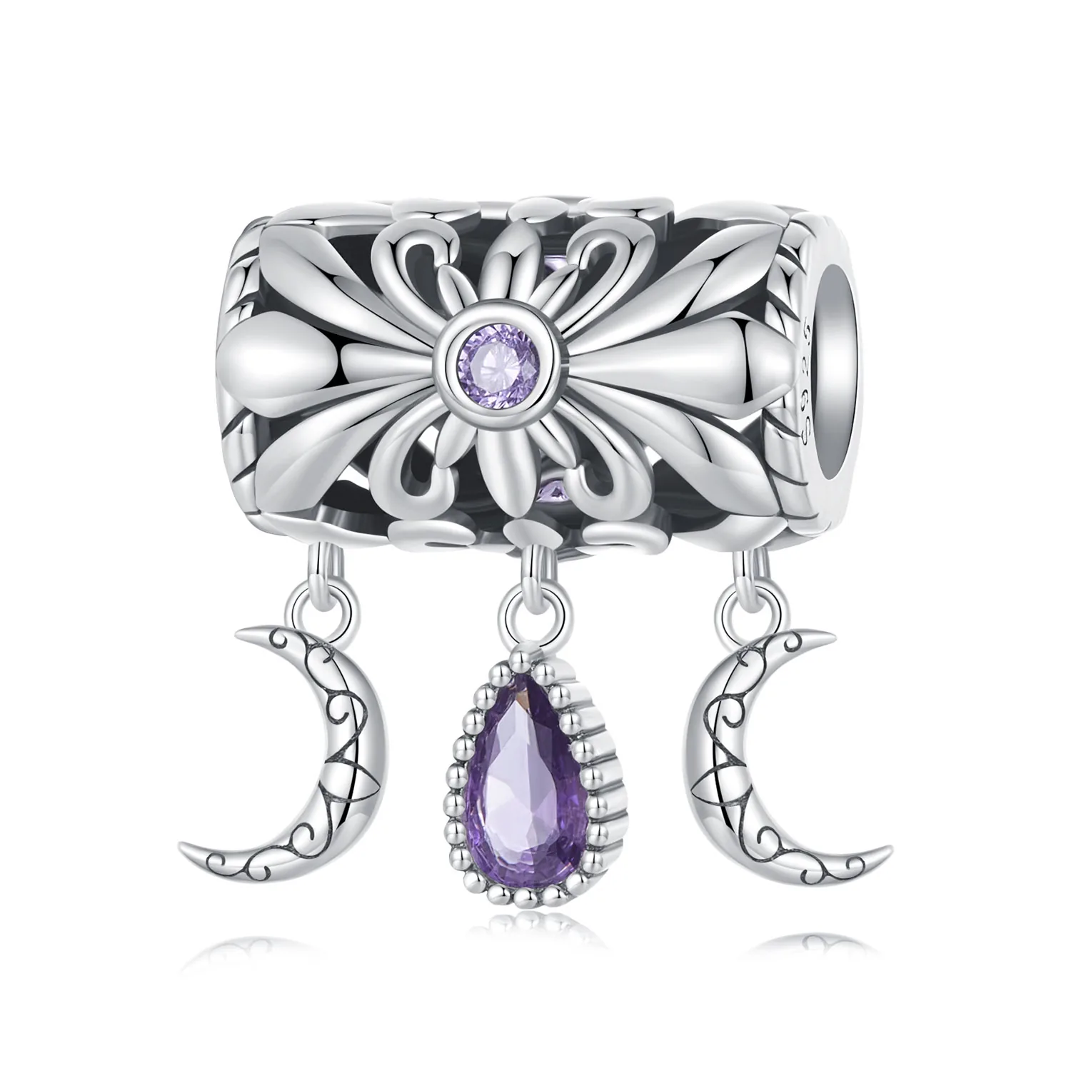 pandora stile vintage charm iris scc2631