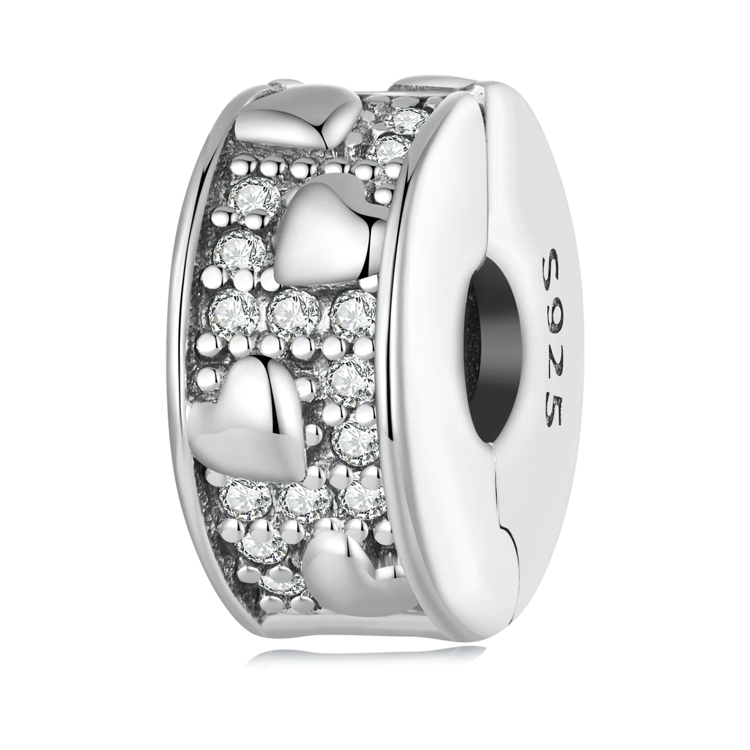 stile pandora clip a cuore scc2492
