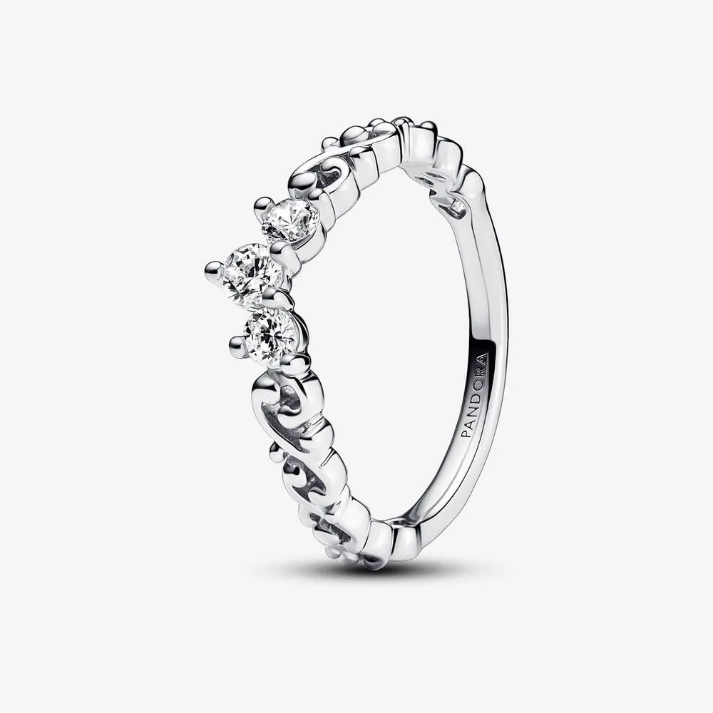 anello tiara regale ricciolo 192232c01