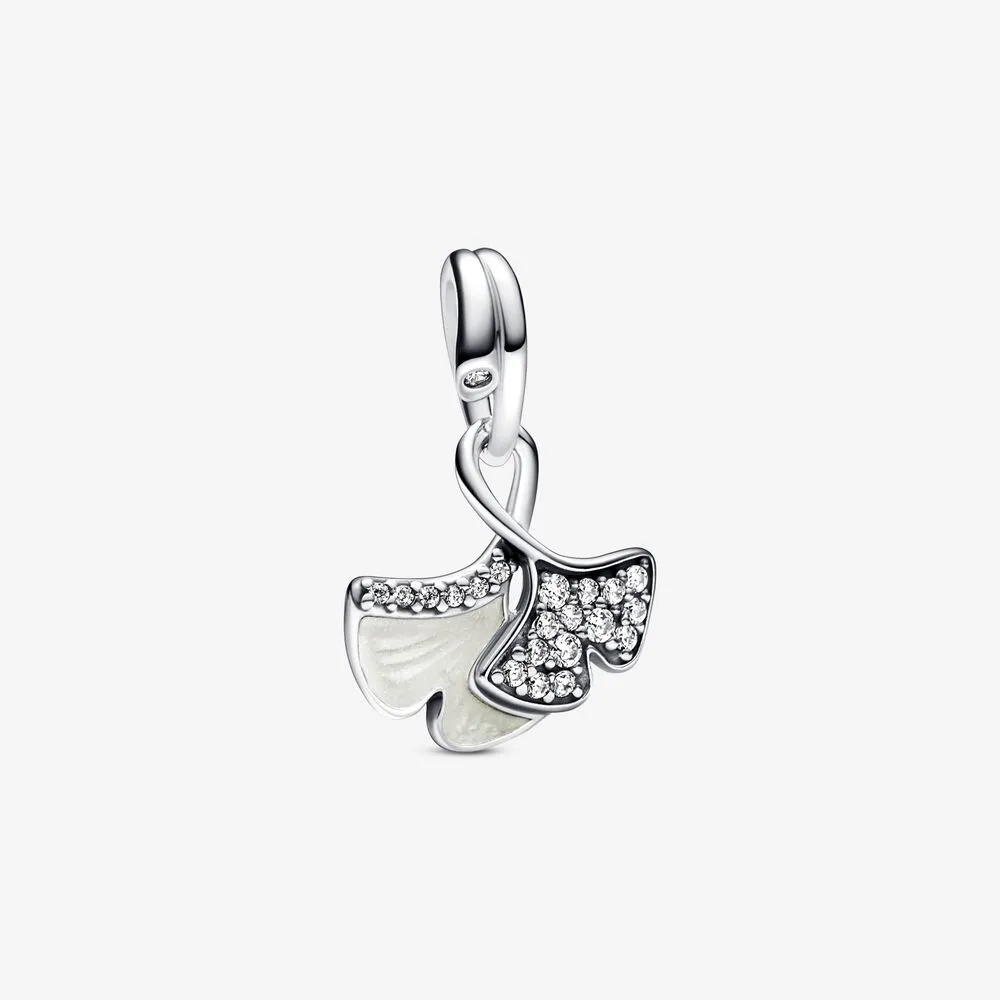 charm in argento sterling ginkgo 792429c01