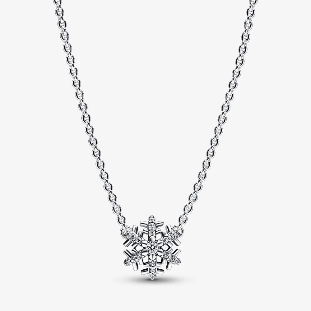 collana con ciondolo fiocco di neve scintillante 392371c01