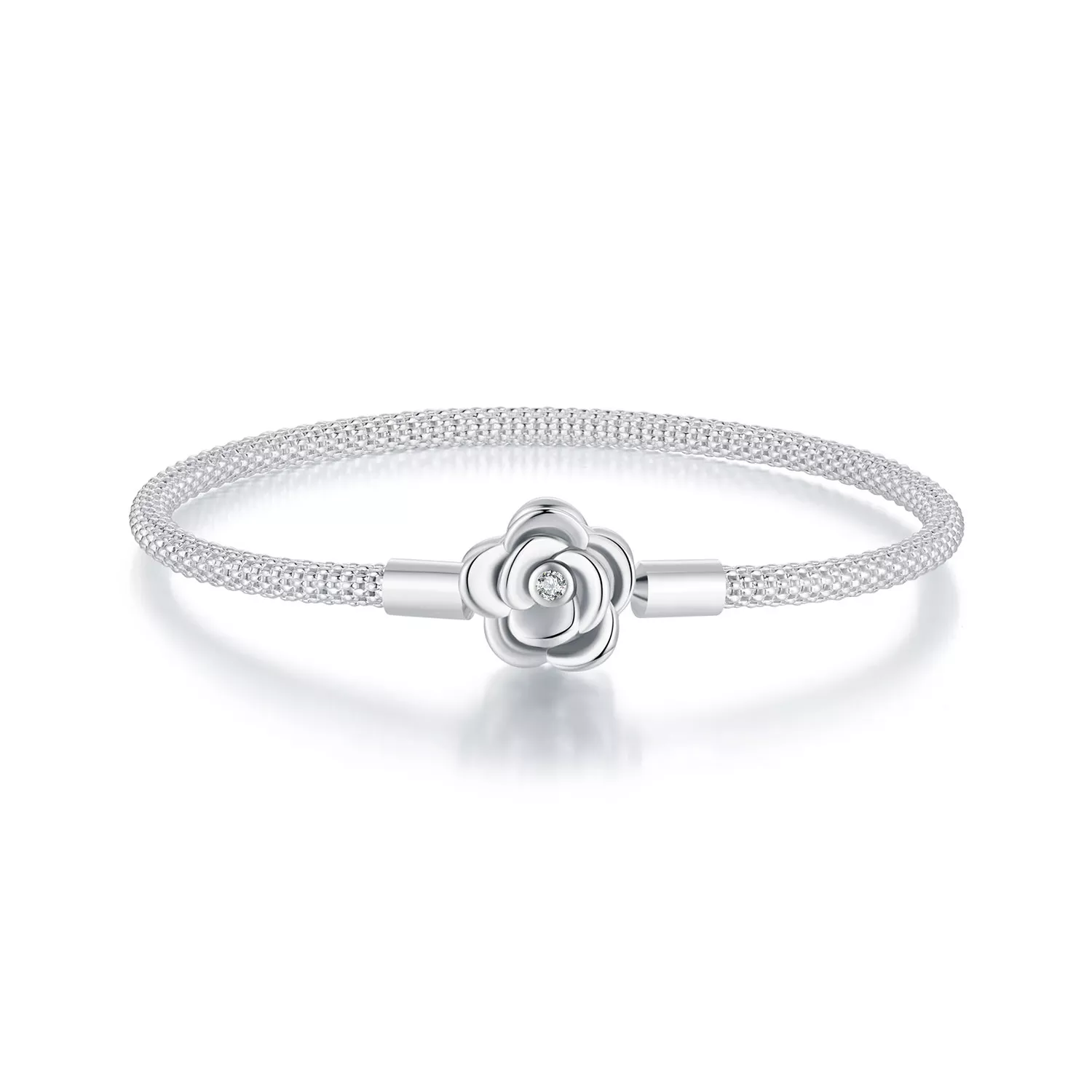 catena base rosa stile pandora scb266