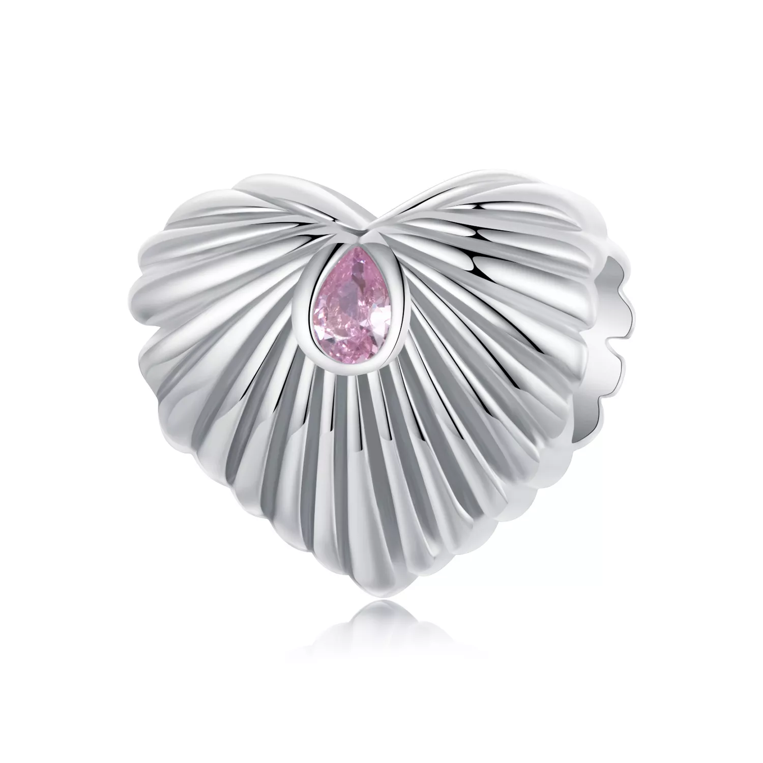 ciondolo a forma di cuore in stile pandora scc2693