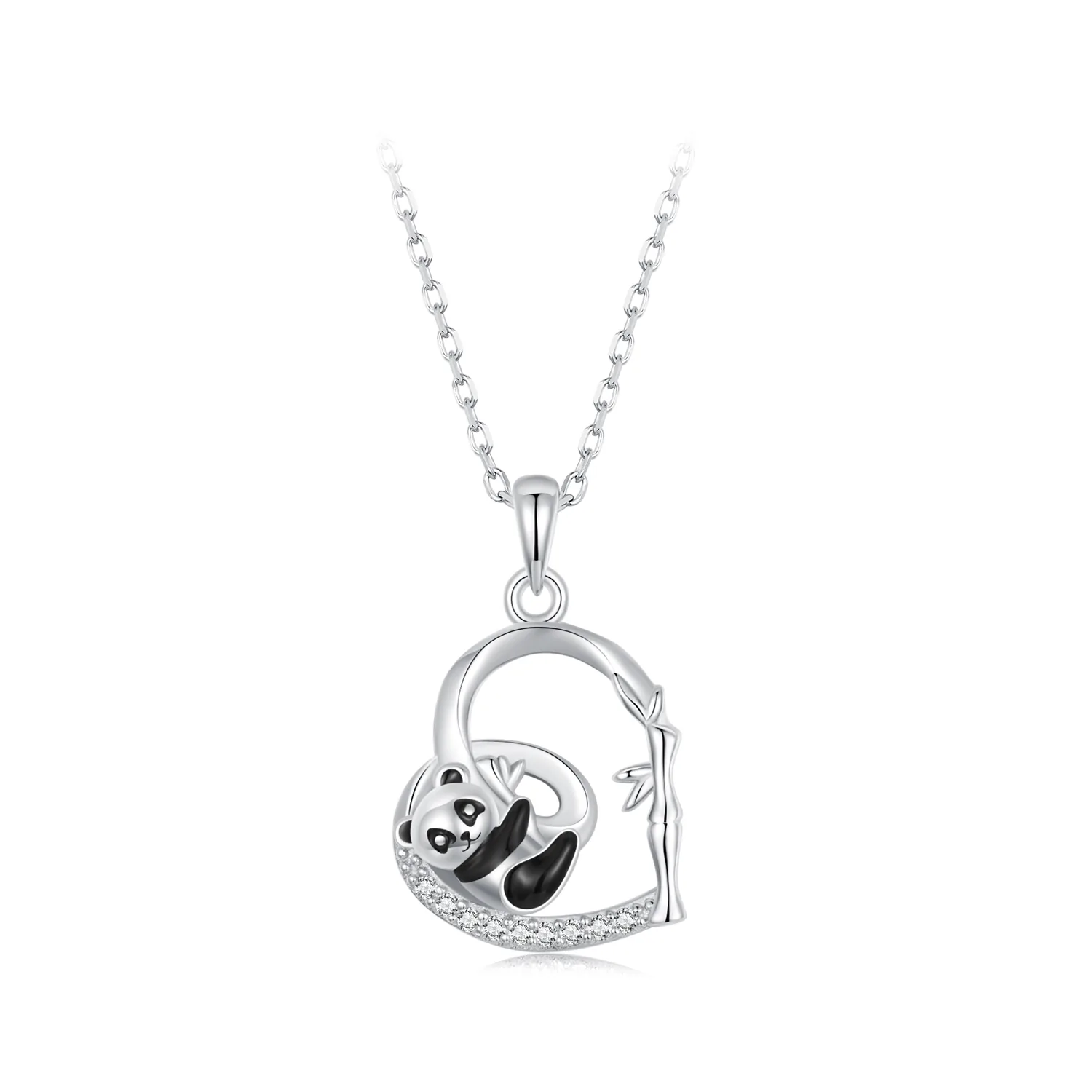 collana panda stile pandora scn515