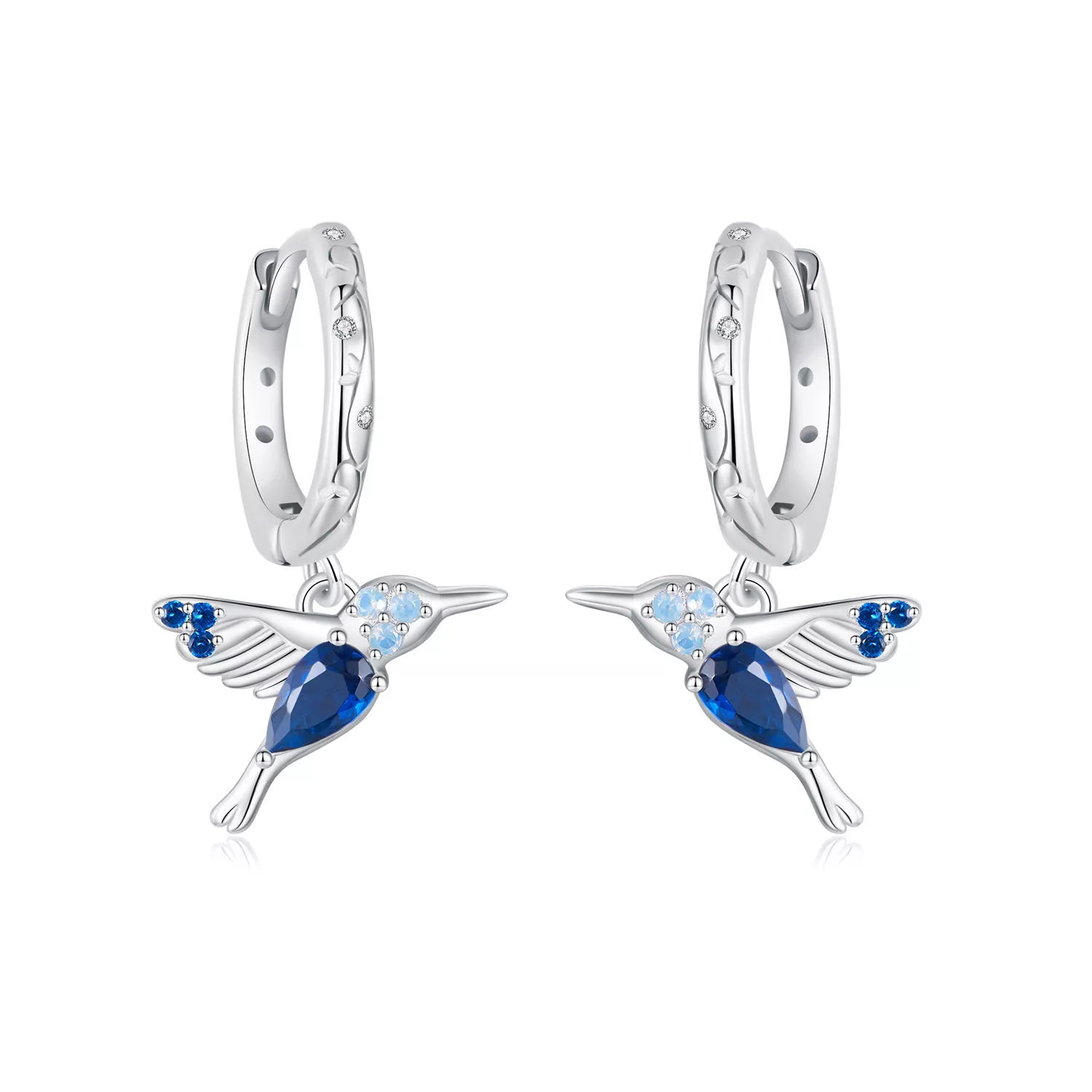 orecchini colibrì stile pandora bse985