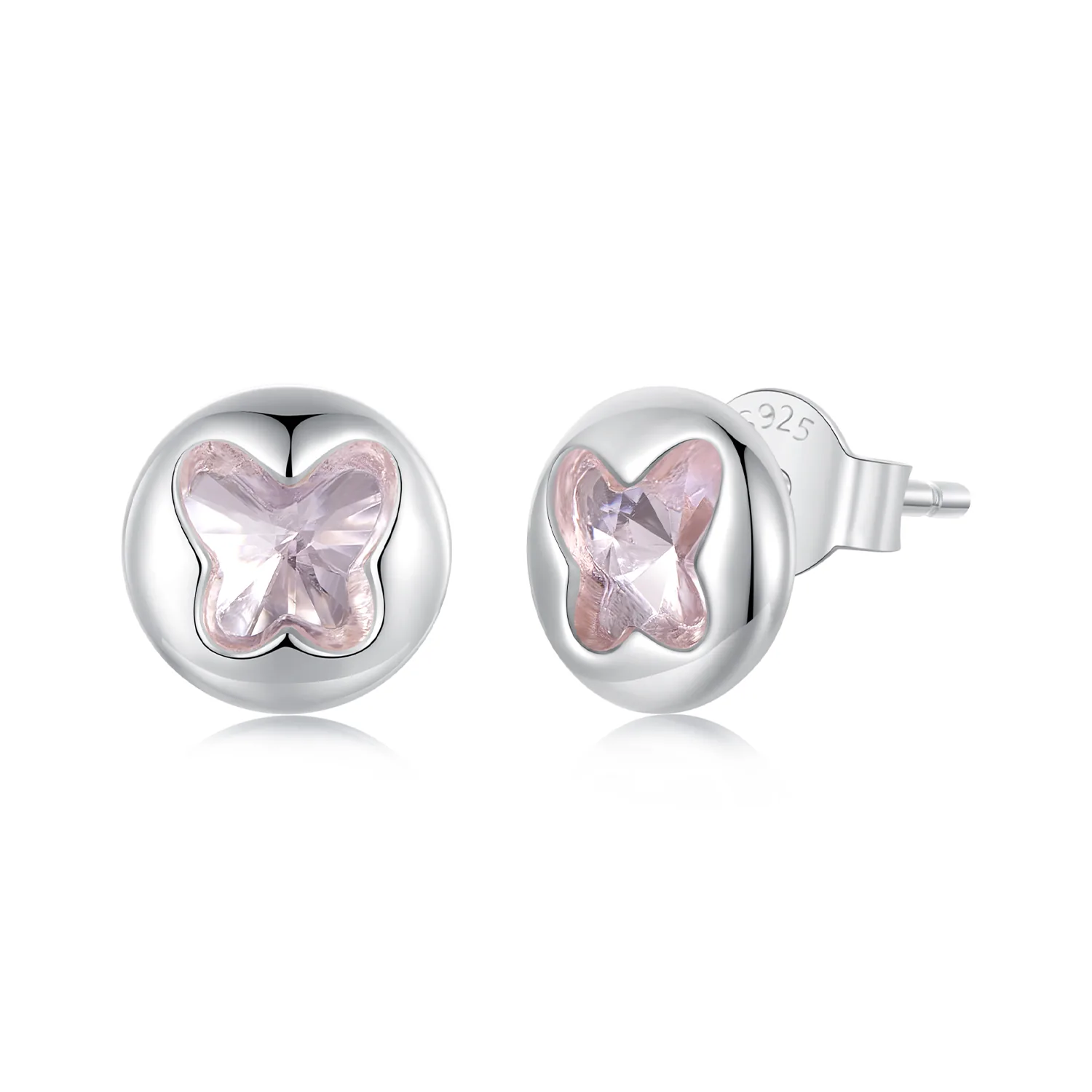 orecchini farfalla stile pandora sce1730