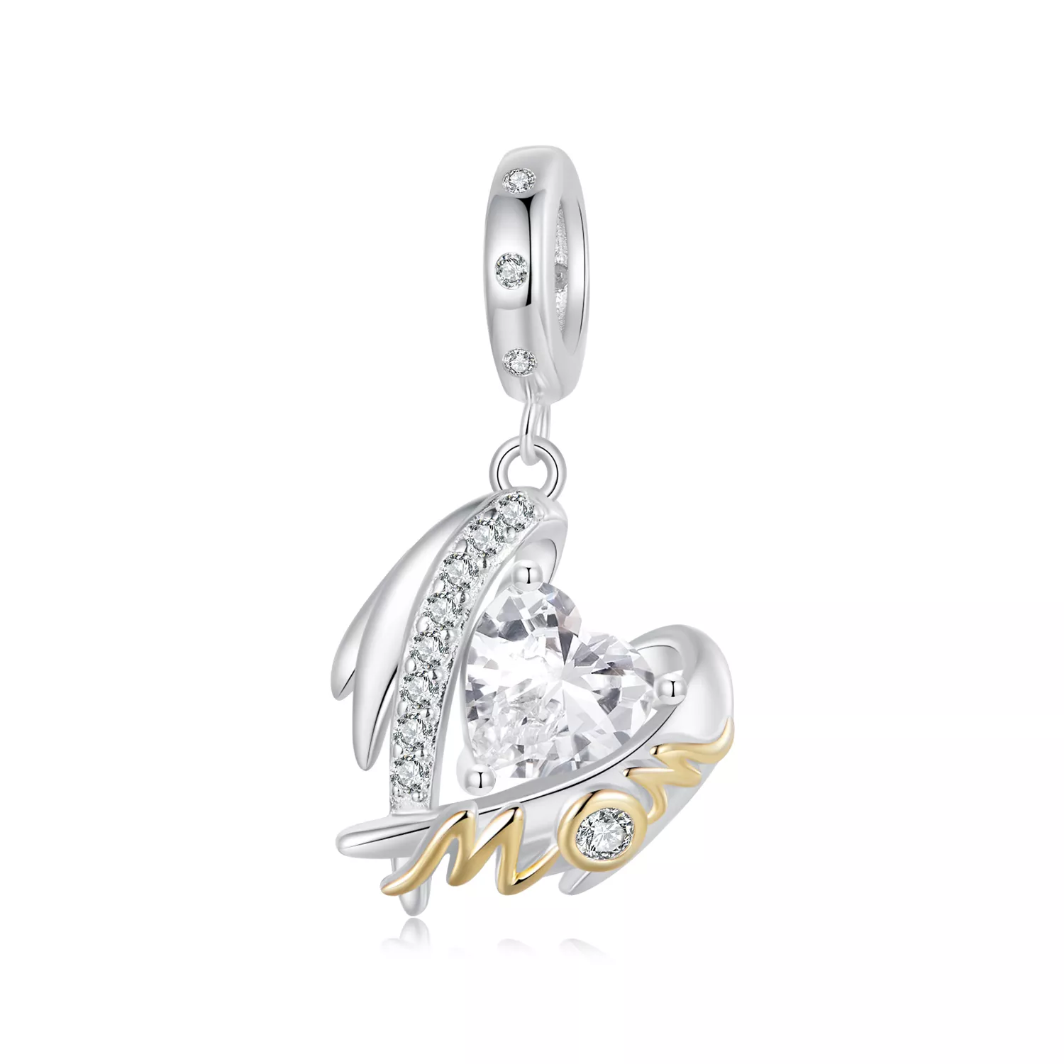 Ciondolo Mamma Orso In Argento 925 – Pendente Fatto A Mano, Regalo Per La Mamma - Foto 2