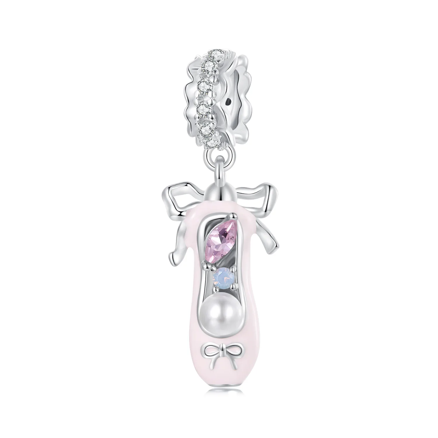 pendente con scarpetta da balletto stile pandora scc2761
