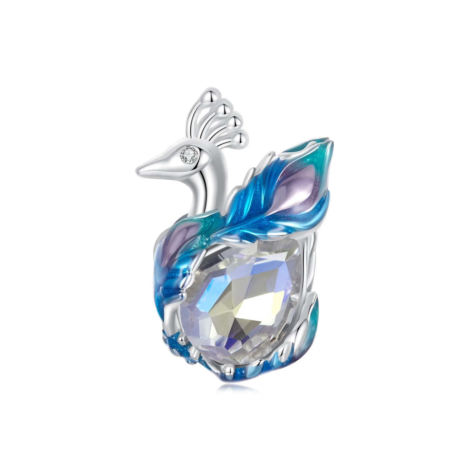 perline di pavone stile pandora bsc979