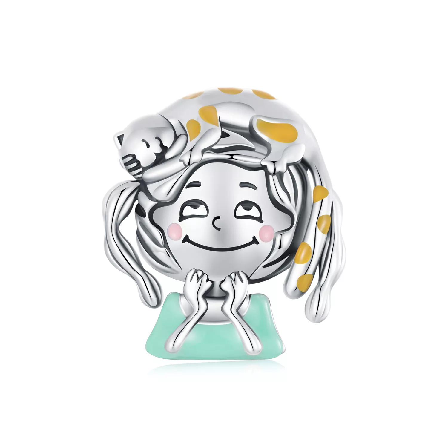 perline pandora style cat girl scc2719