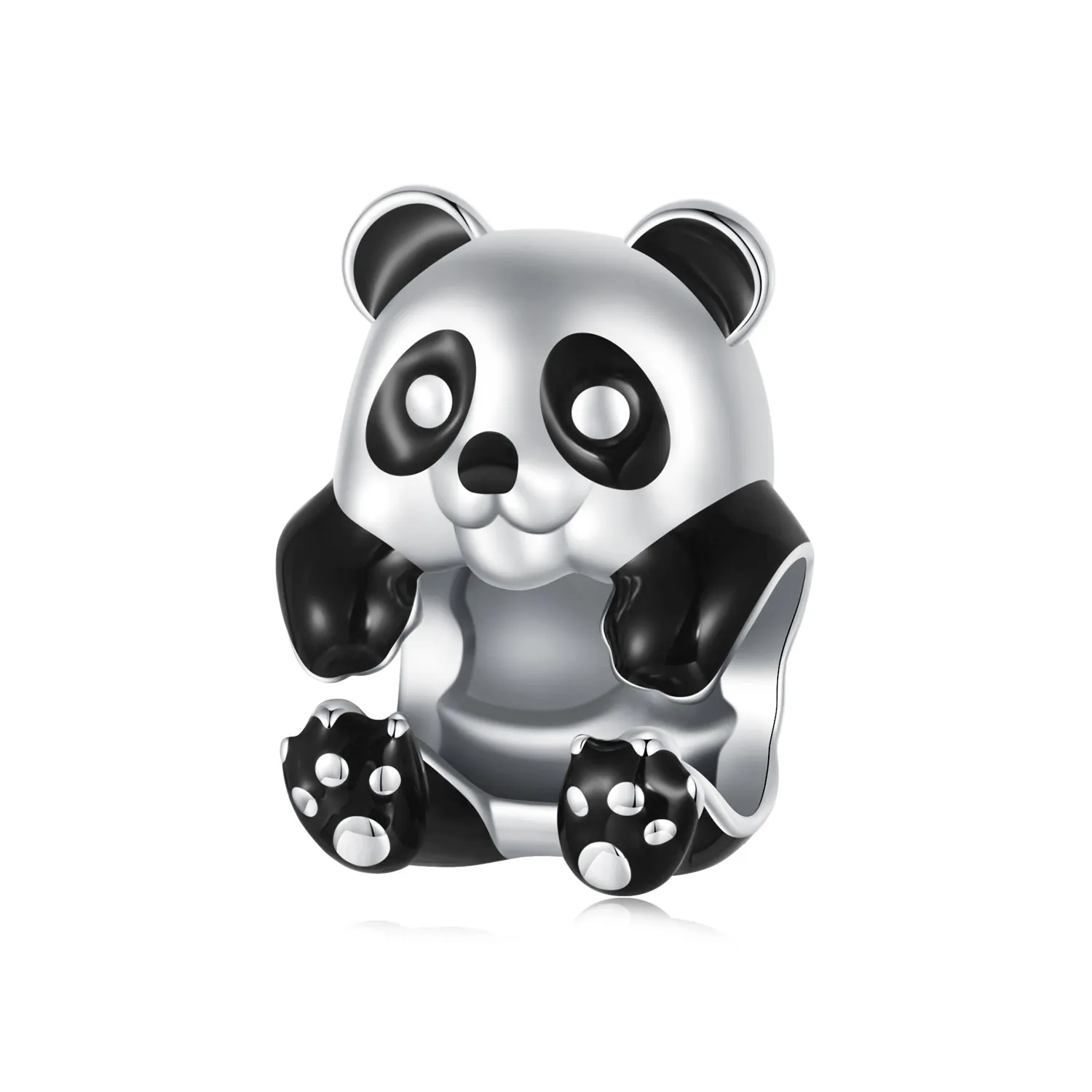 ciondolo in argento sterling pandora style panda scc2811