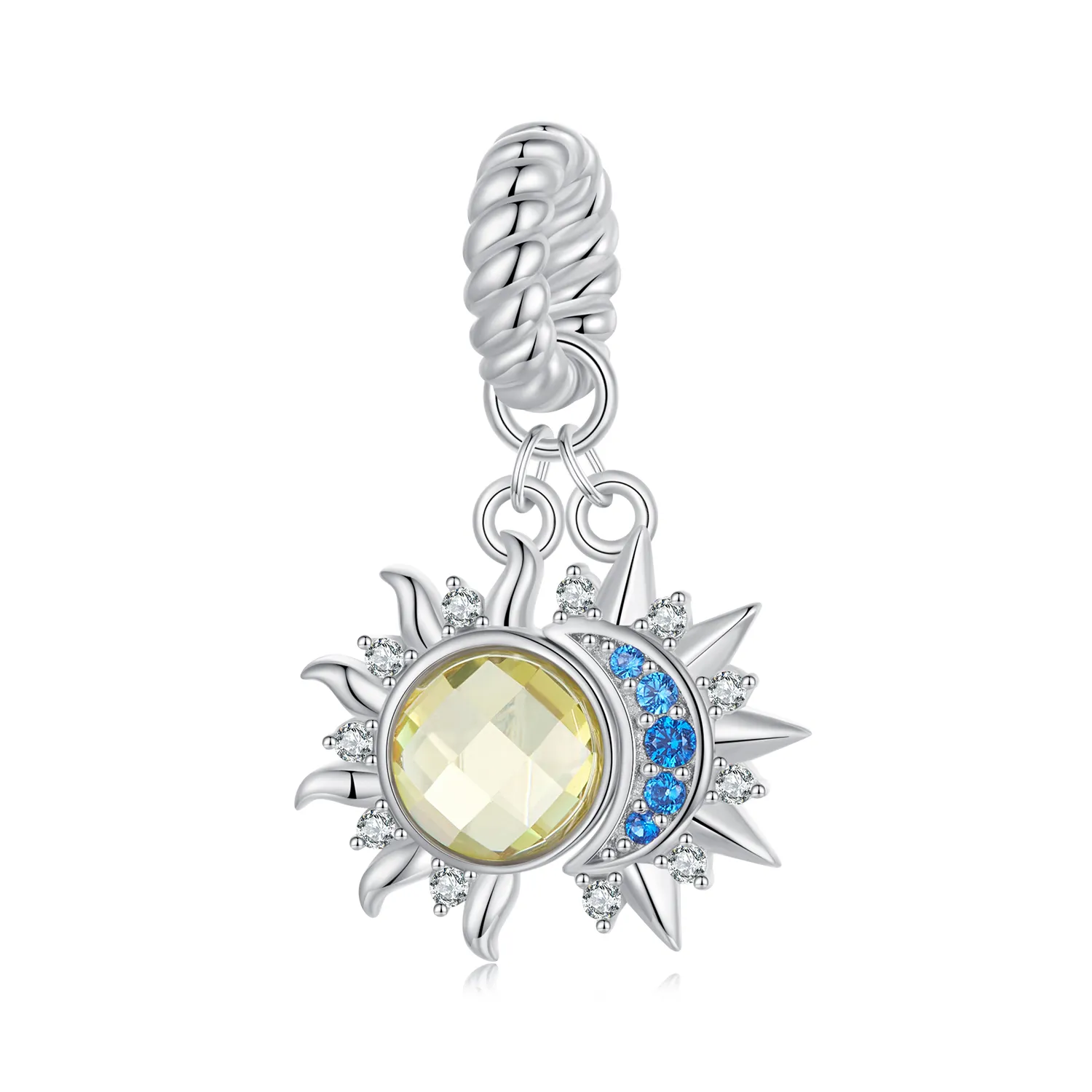E Luna Pandora E Argento O Acciaio Luna Pandora Ã` Acciaio O Argento Charm Luna