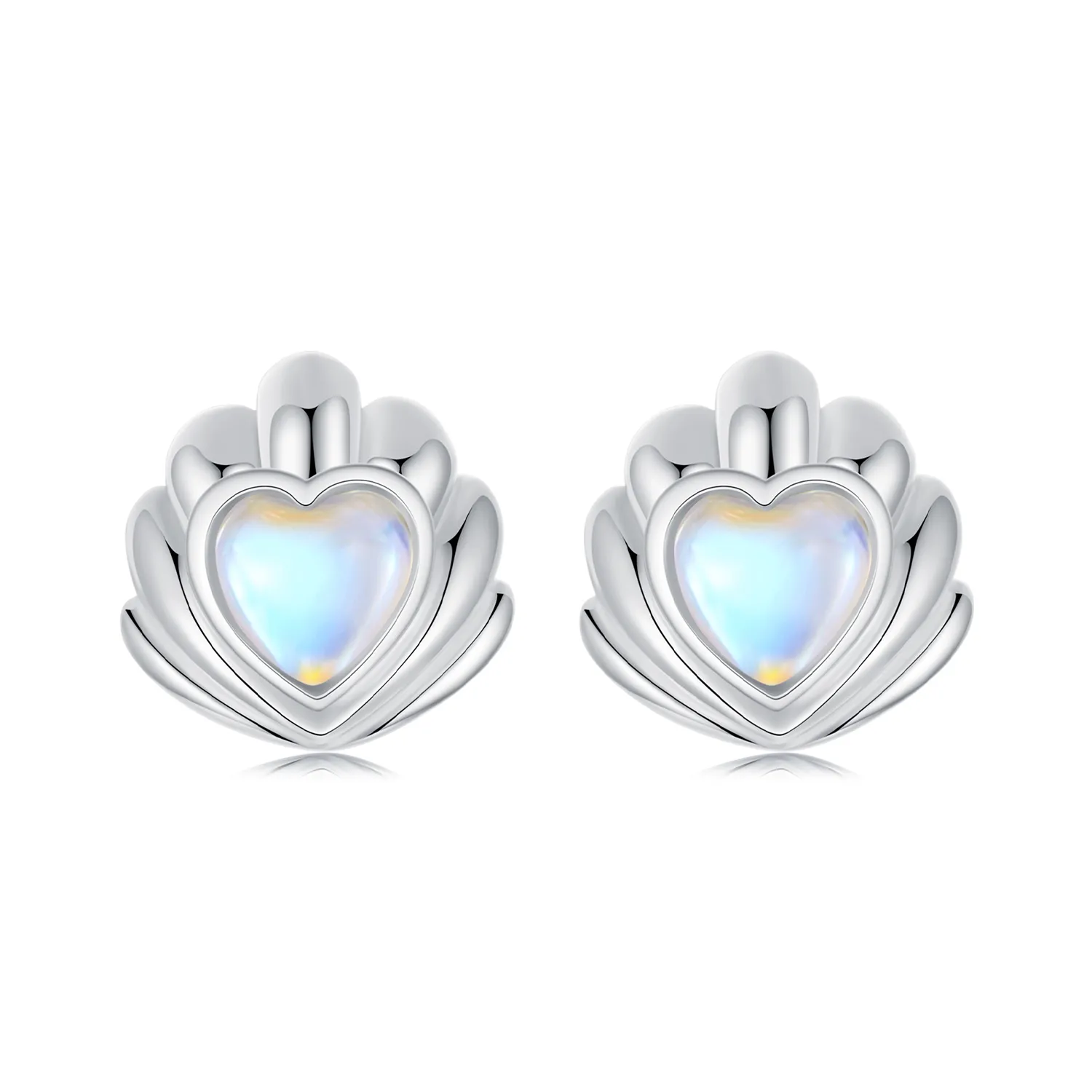 orecchini con chiglia stile pandora sce1763