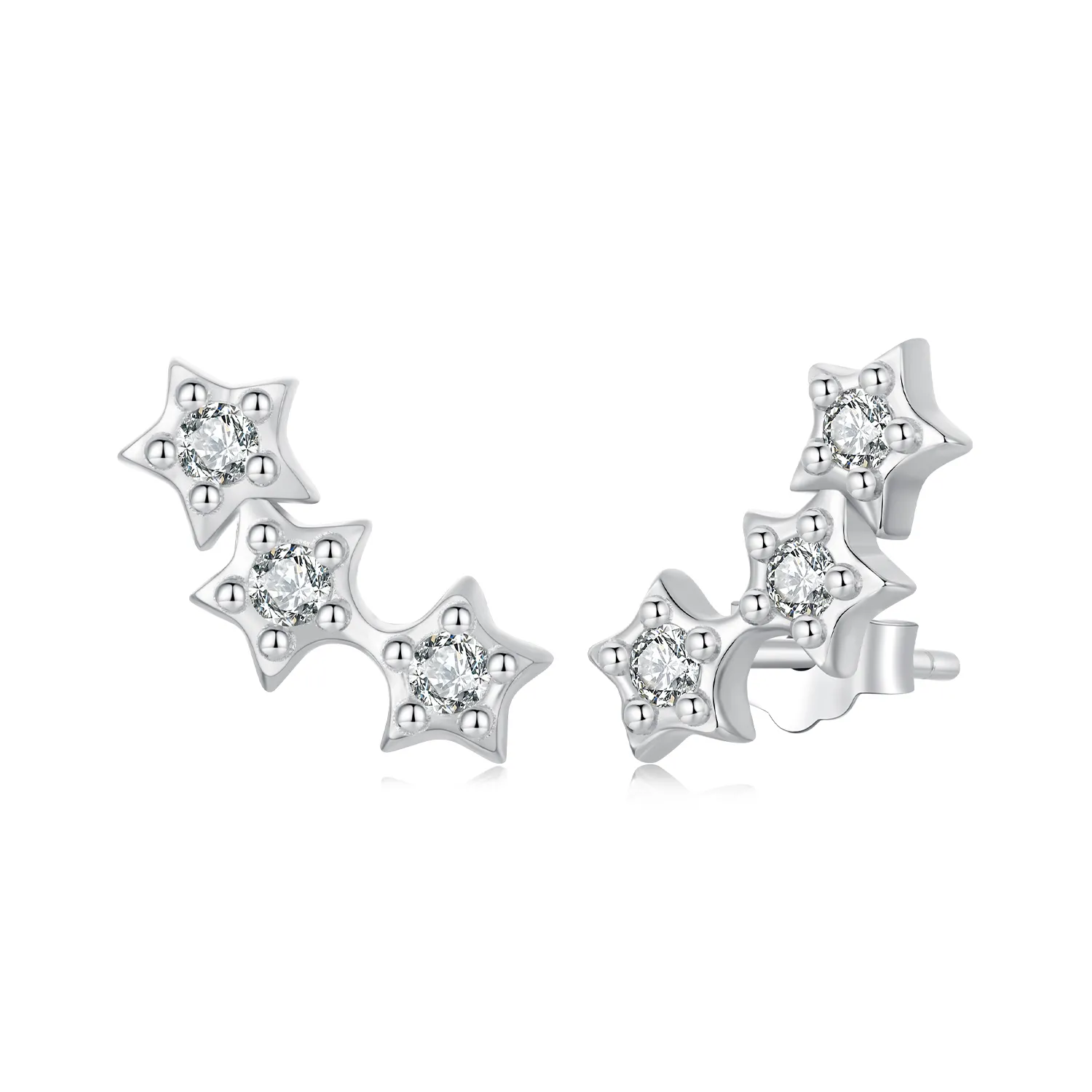 orecchini stella stile pandora sce1740