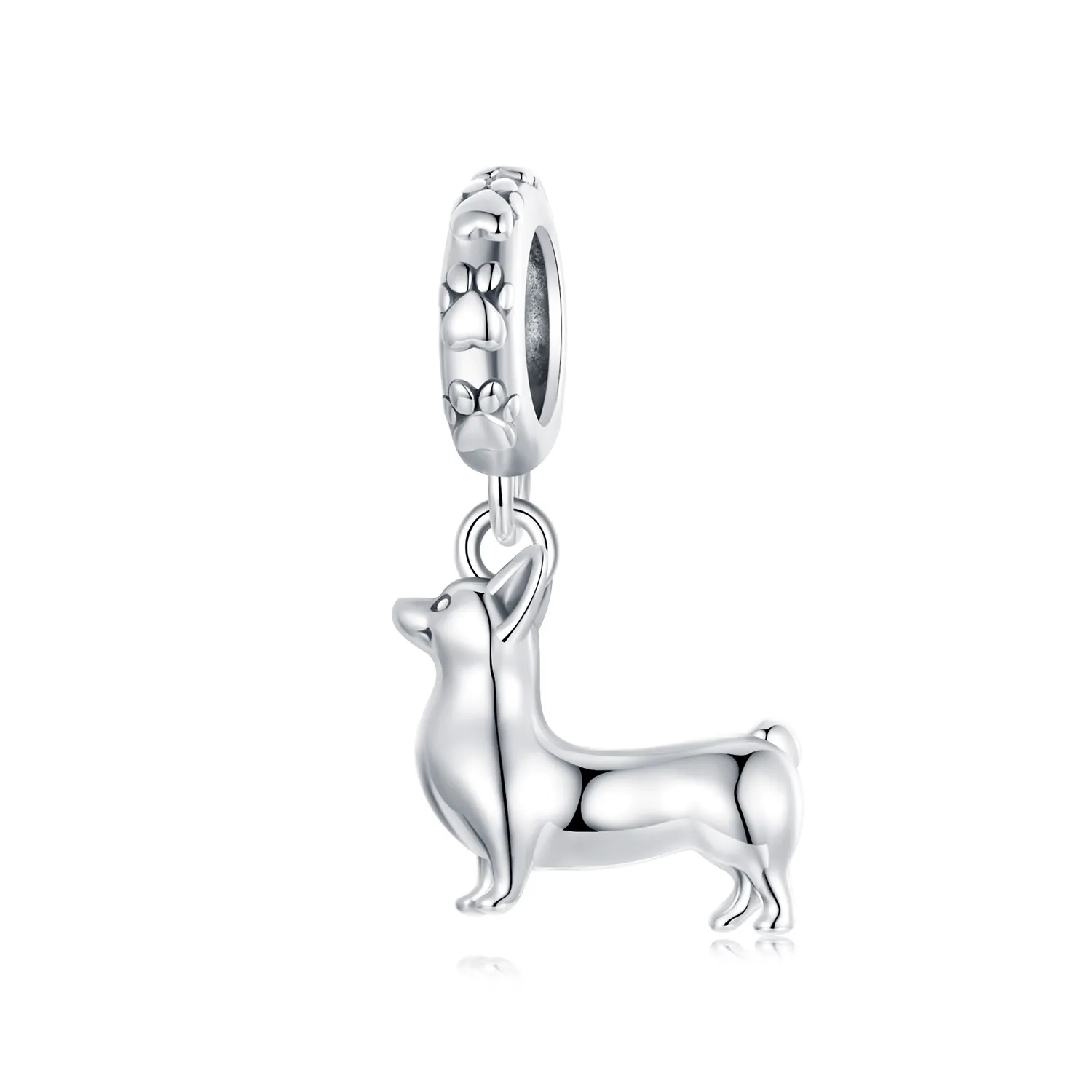 pendente corgi stile pandora scc2783