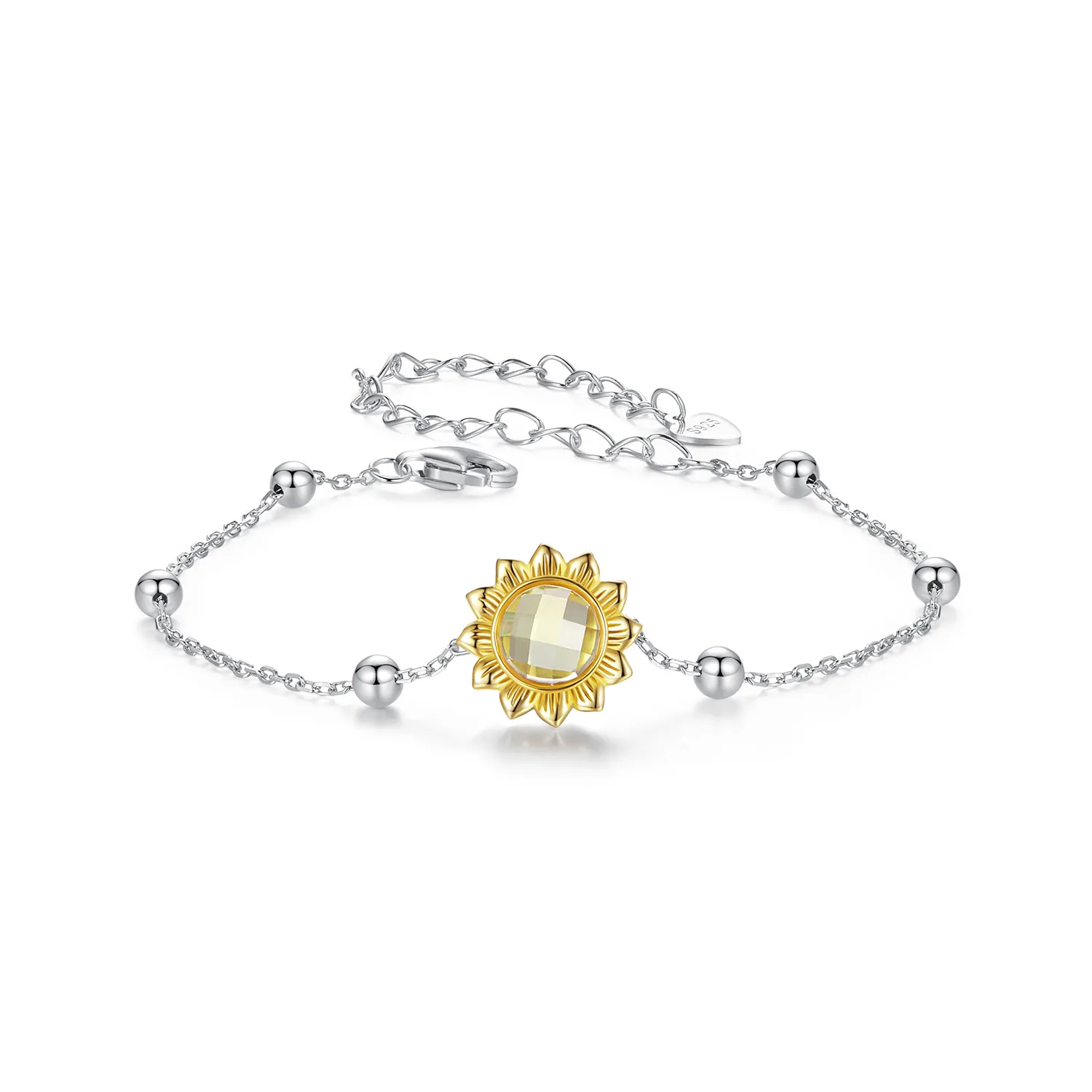 bracciale stile pandora girasole scb282