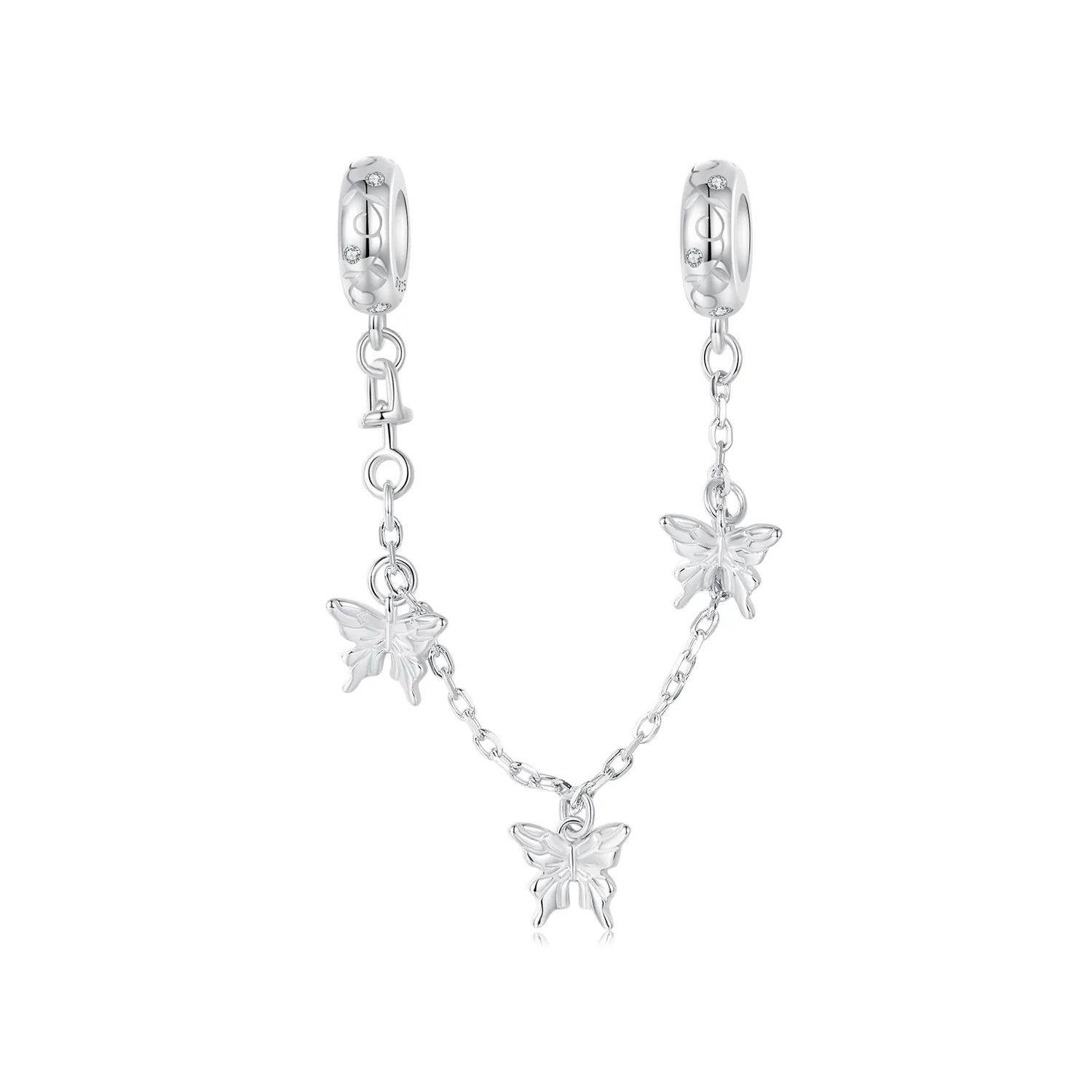 catena di sicurezza a farfalla stile pandora scc2829