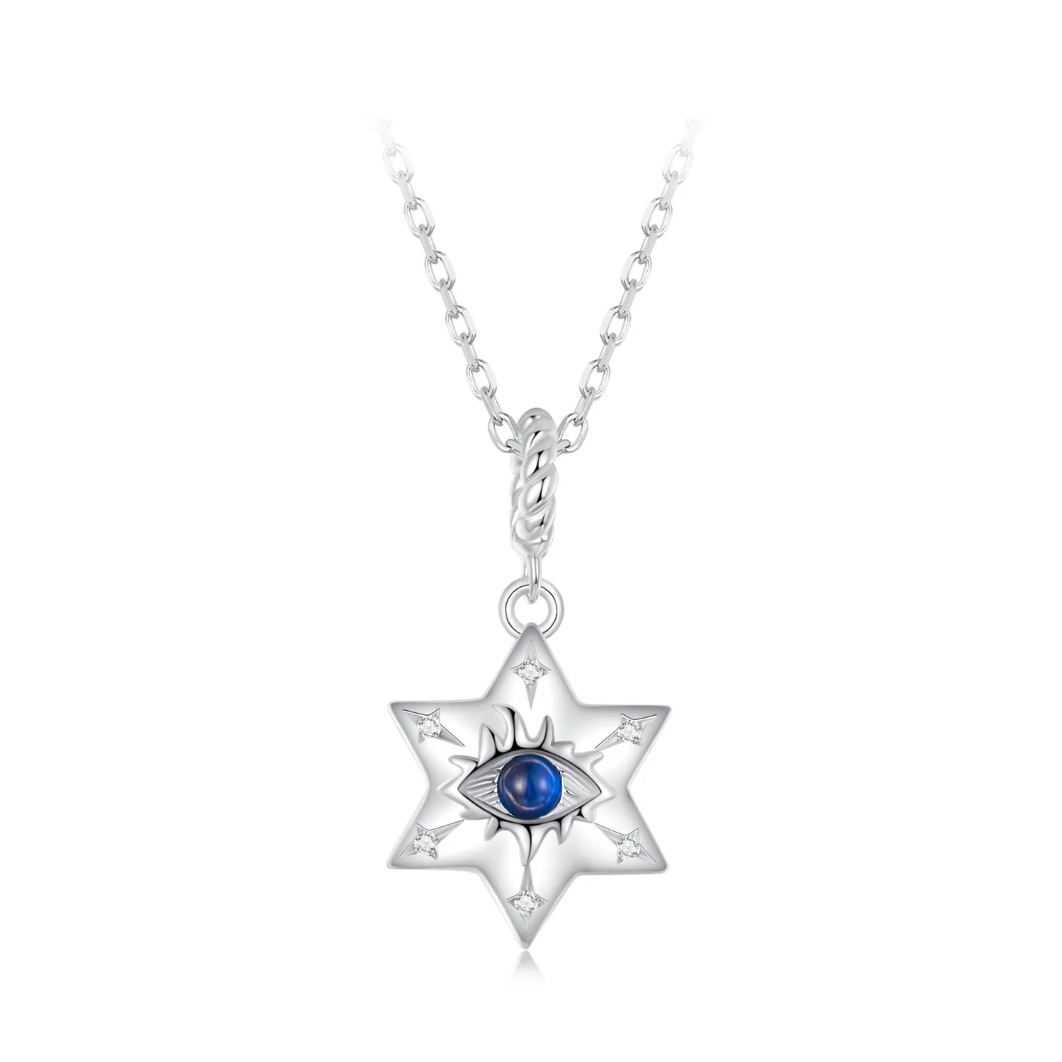 collana con occhio di demone starburst in stile pandora bsn397