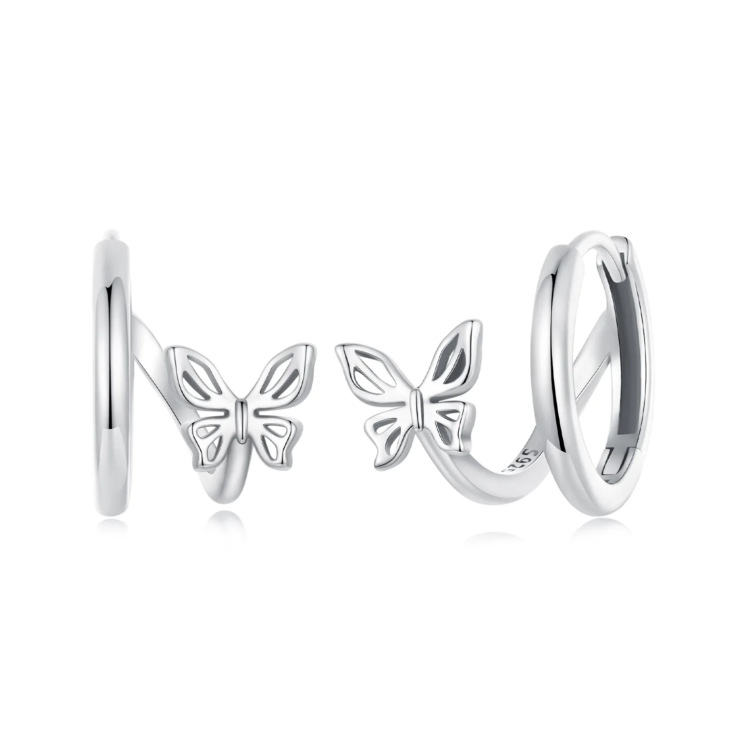 orecchini a farfalla stile pandora sce1766