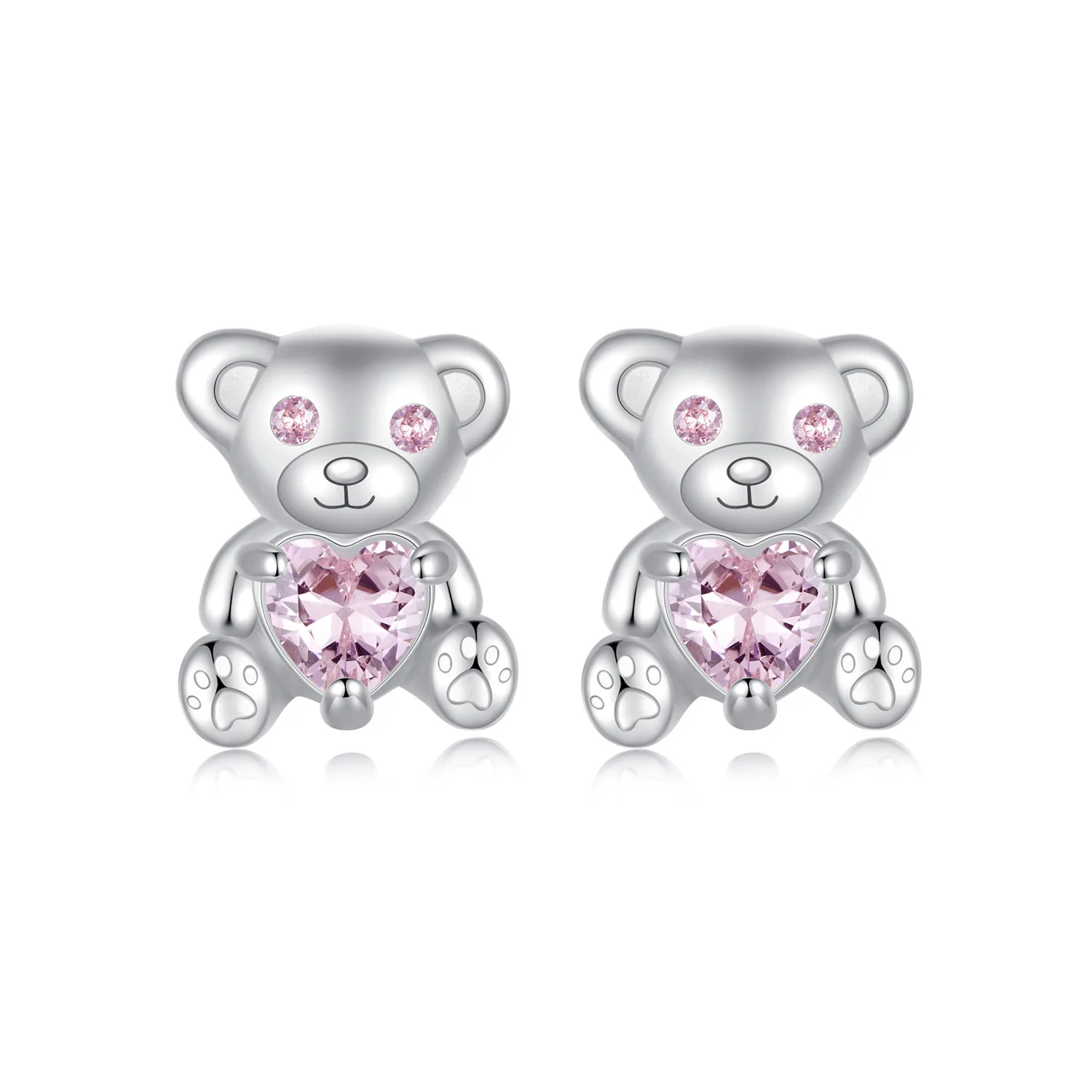 orecchini pandora style love bear sce1774