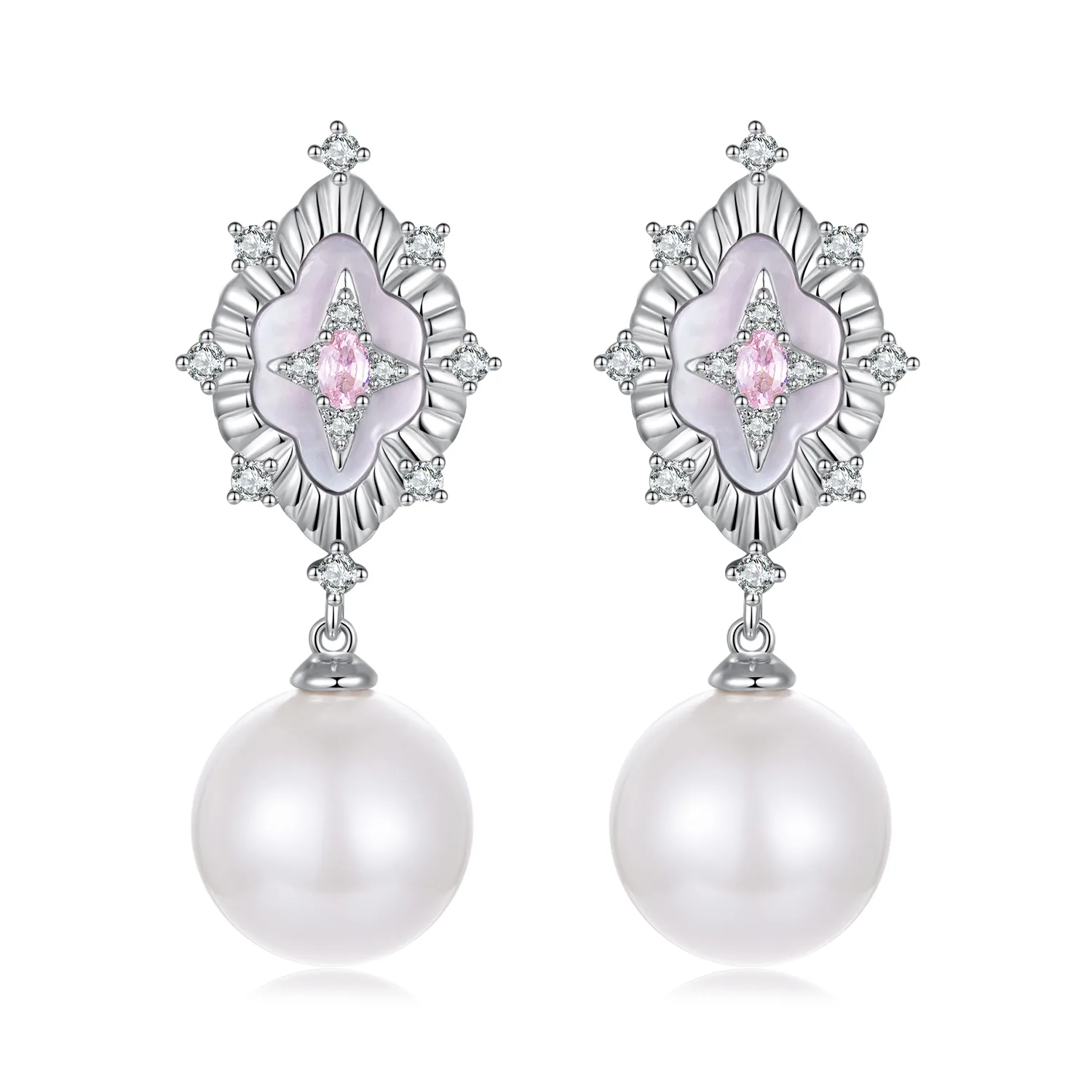 orecchini pandora style starlight rosa yie246