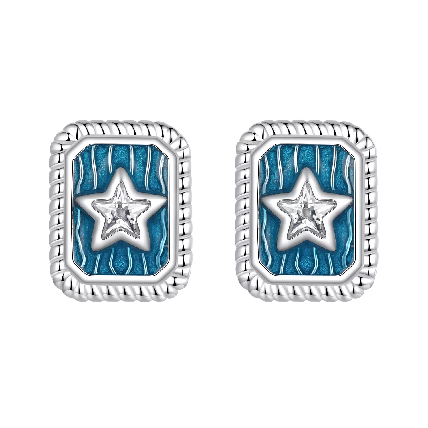 orecchini retrò stile pandora star sce1796