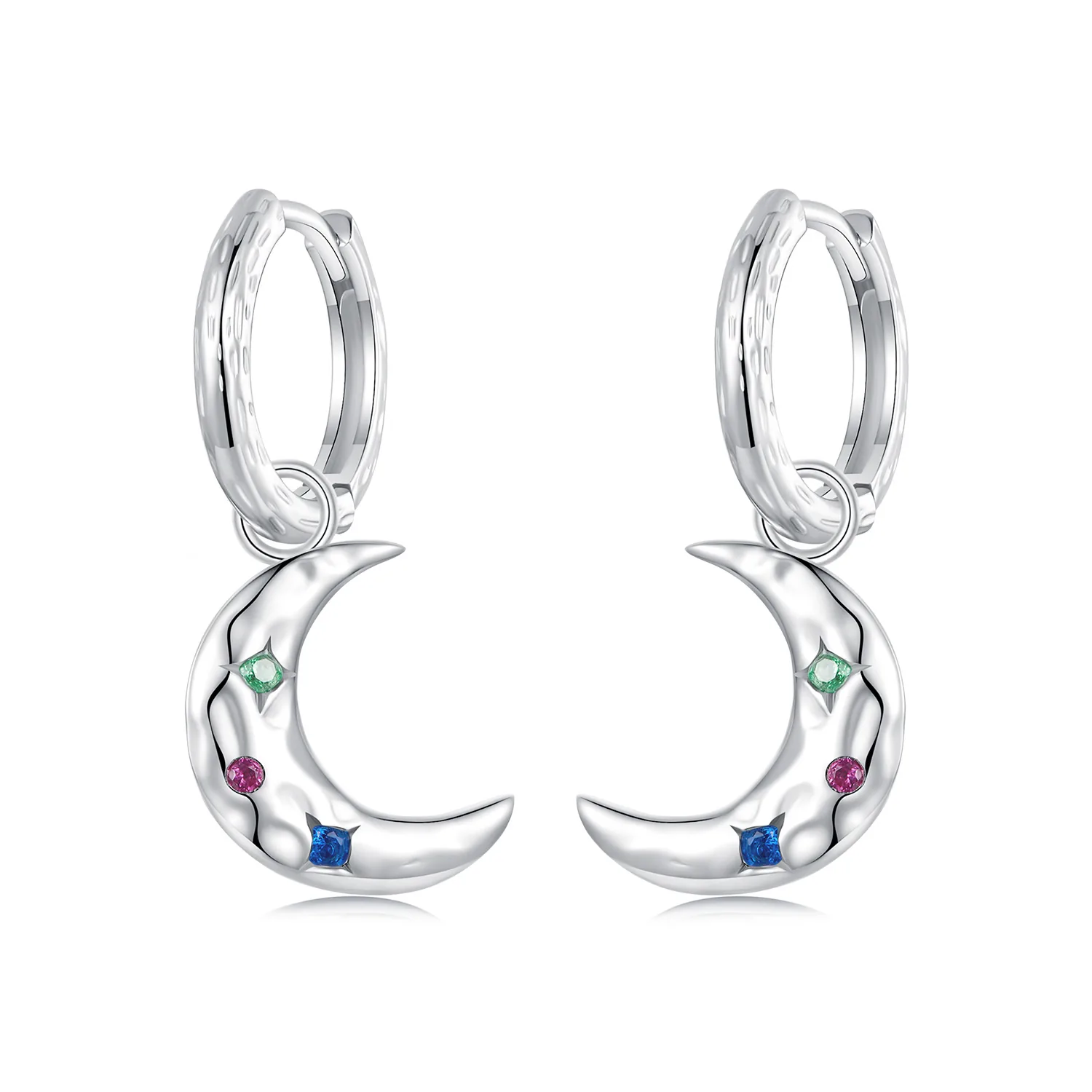orecchini stile pandora luna sce1778