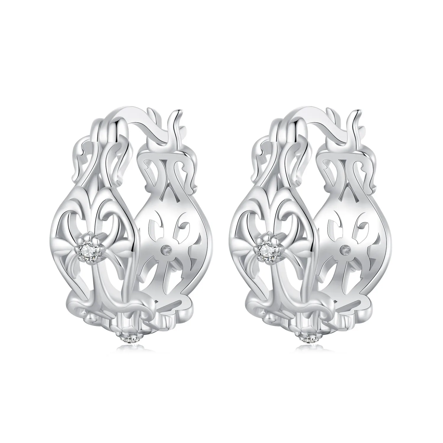 orecchini stile pandora modello palazzo vintage bse1055