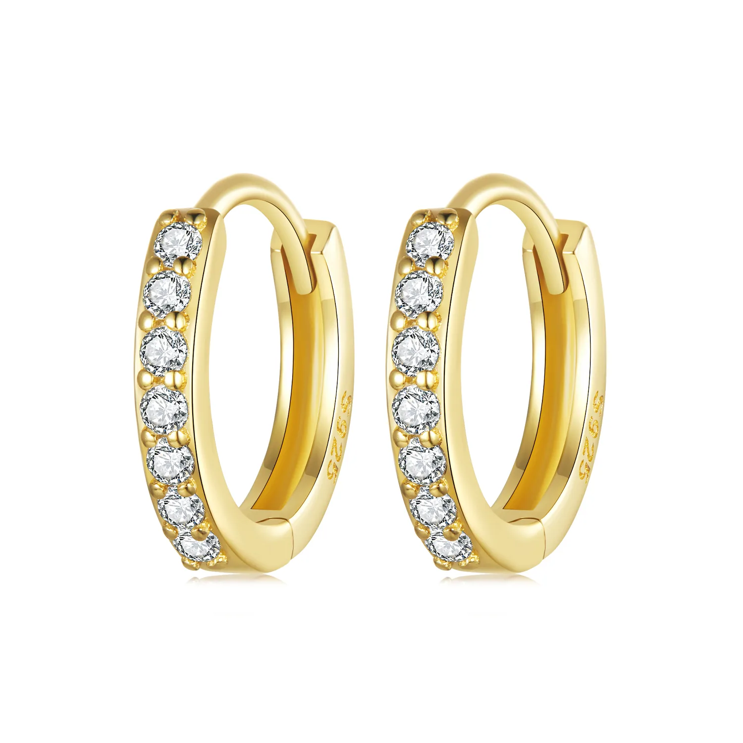 pandora style orecchini semplici in argento sterling bse1060 bs