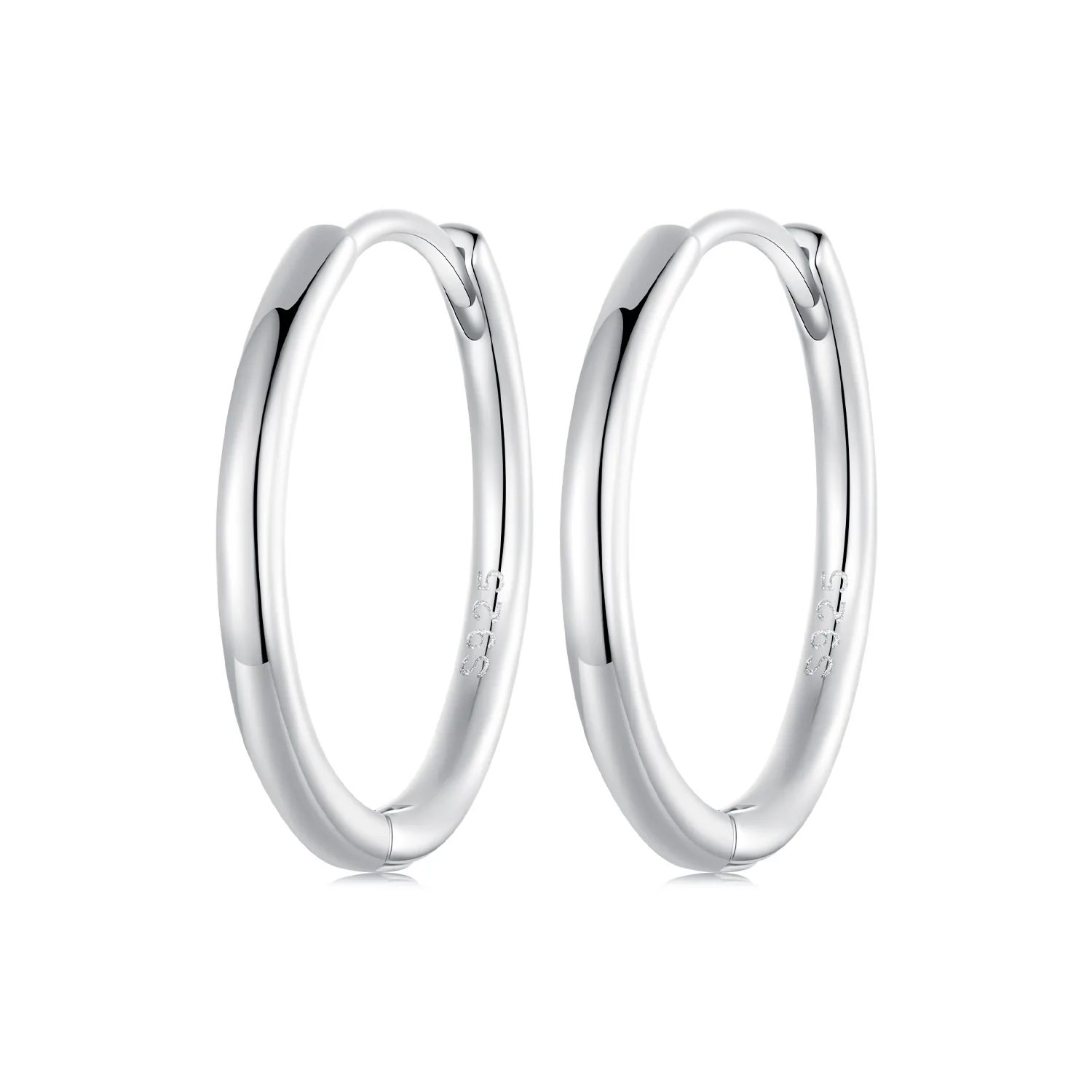pandora style orecchini semplici in argento sterling sce1772 l