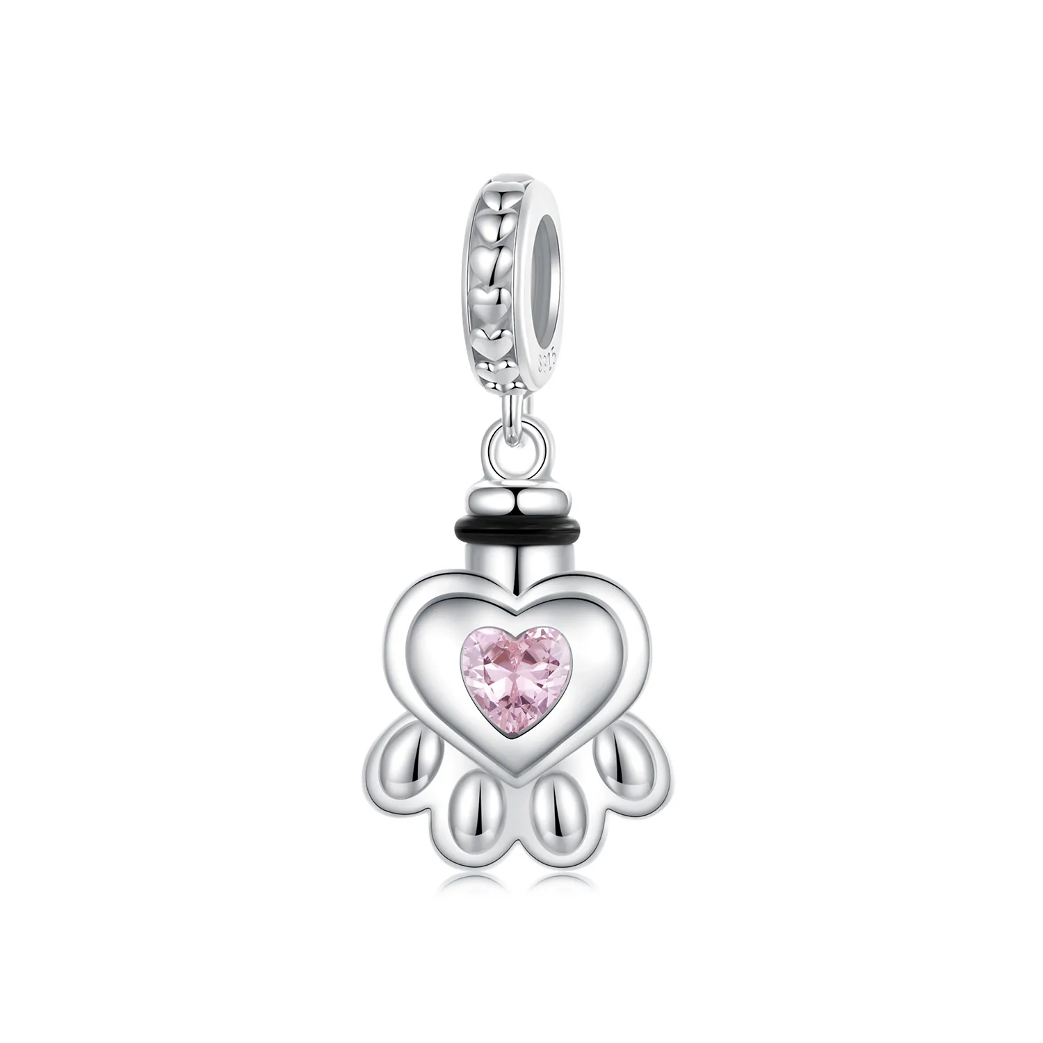 pandora style pet urna commemorativa ciondolo scatola bsc1037