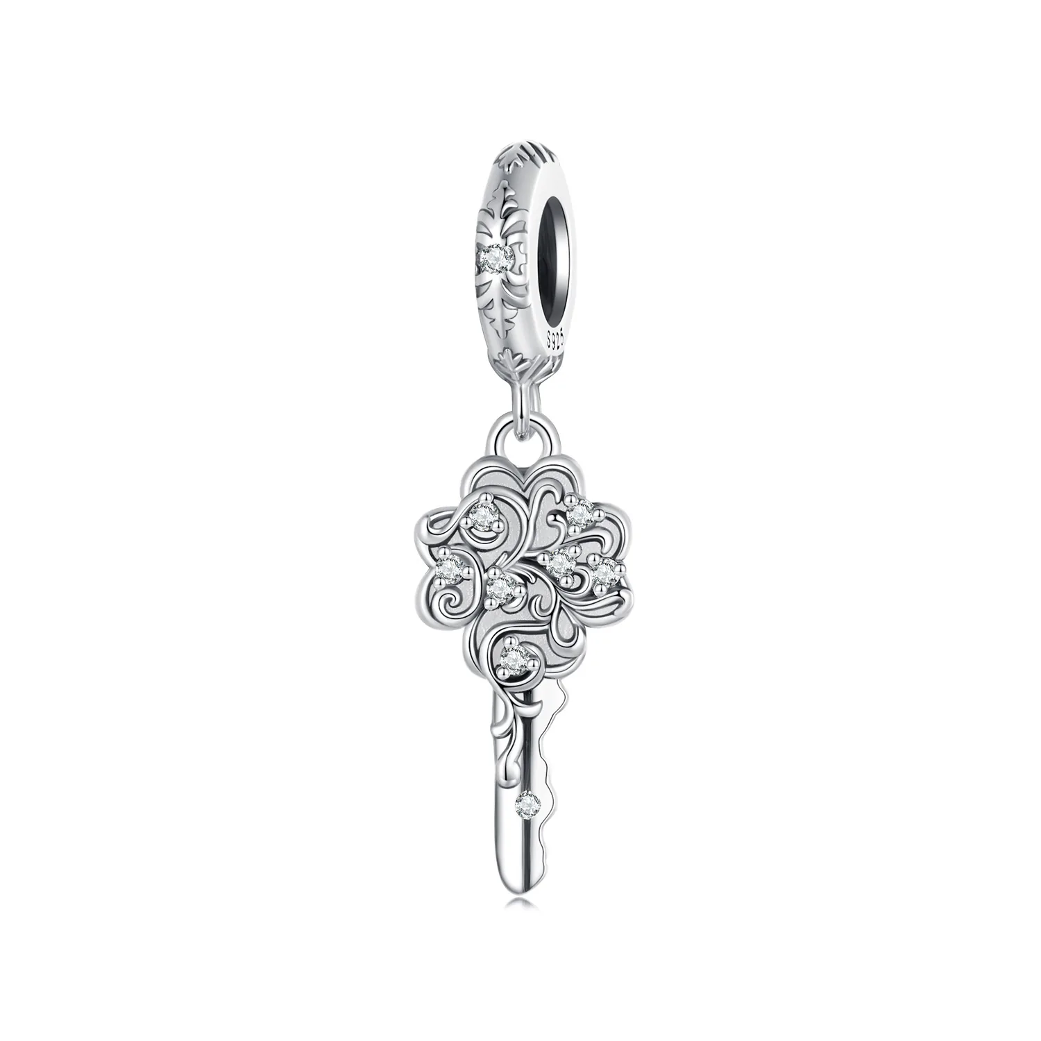 pendente chiave portafortuna stile pandora scc2850