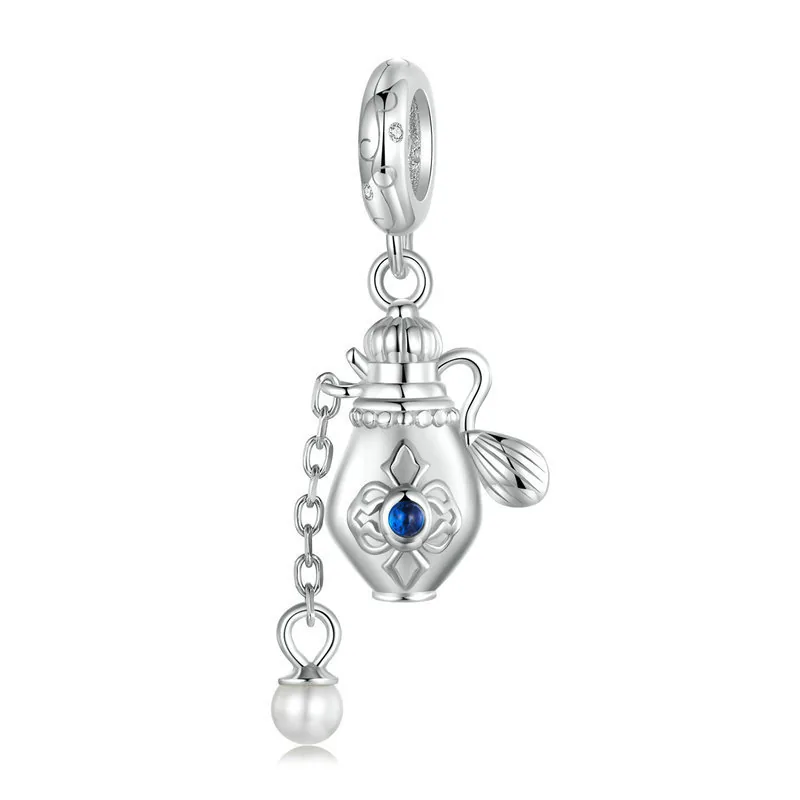 (immagine per) Pendente in stile PANDORA con flacone di profumo vintage - SCC2912