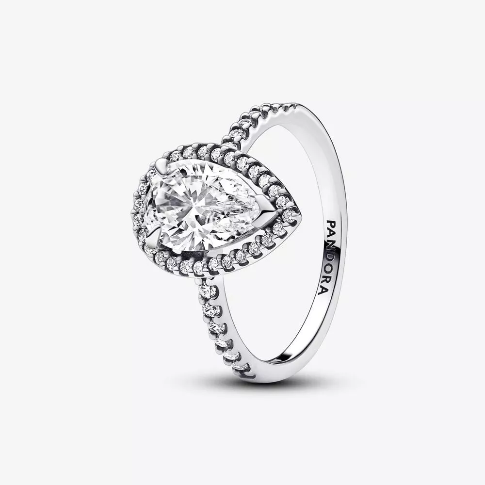 anello pandora punto luce goccia grande 193012c01