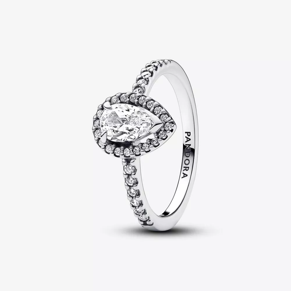 anello pandora punto luce goccia piccola 192835c01