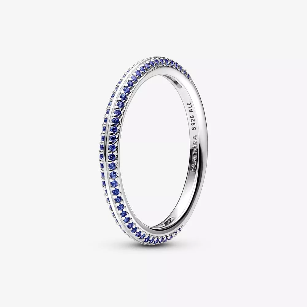 anello pietre luminose blu pandora me 199679c03