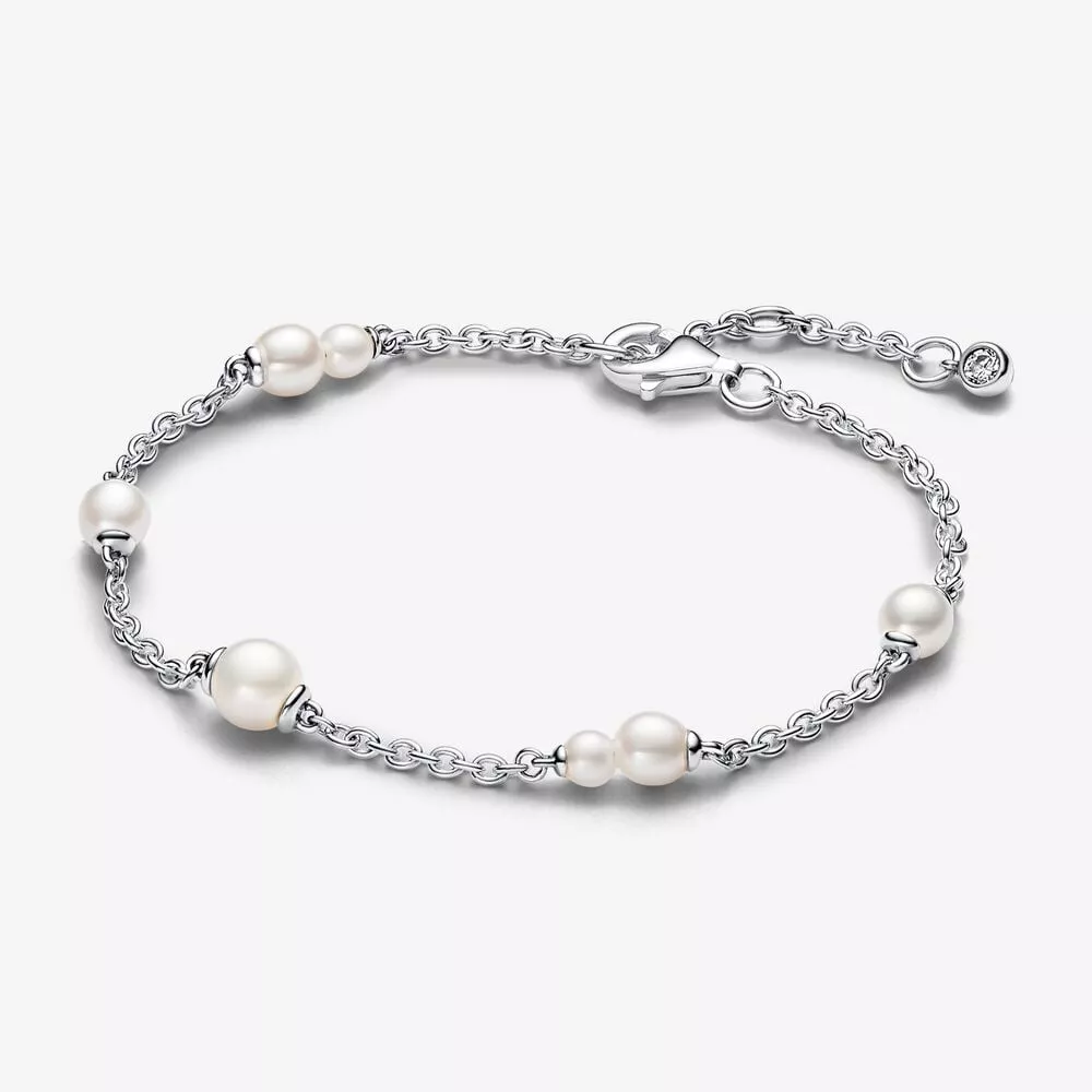 bracciale pandora catena con perle dacqua dolce coltivate 593172c01