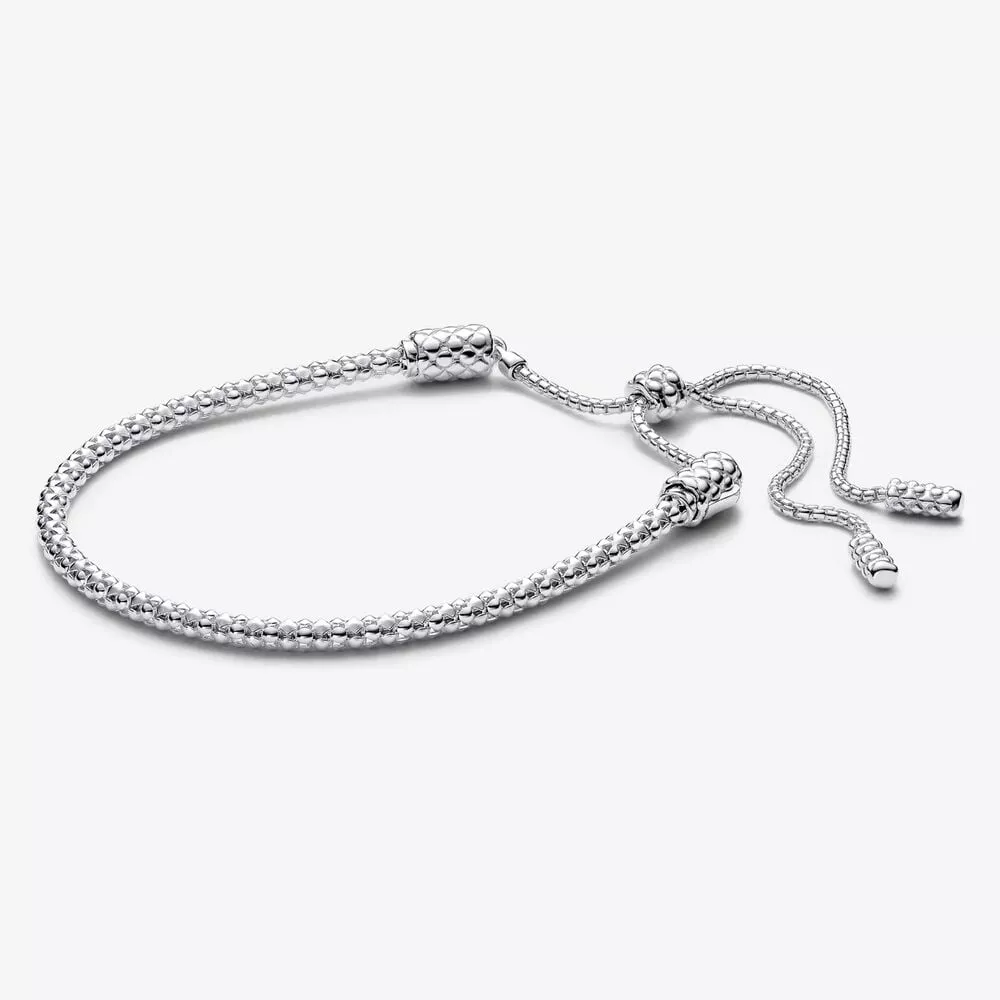 bracciale pandora regolabile maglia geometrica 593090c00