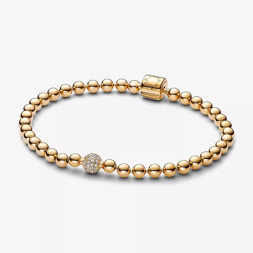 bracciale pandora sfere e pavè 568342c01
