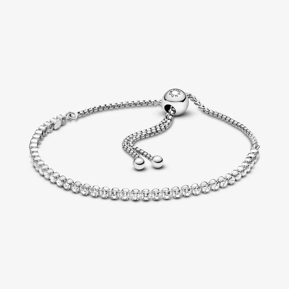 bracciale pandora tennis con chiusura regolabile 599375c01