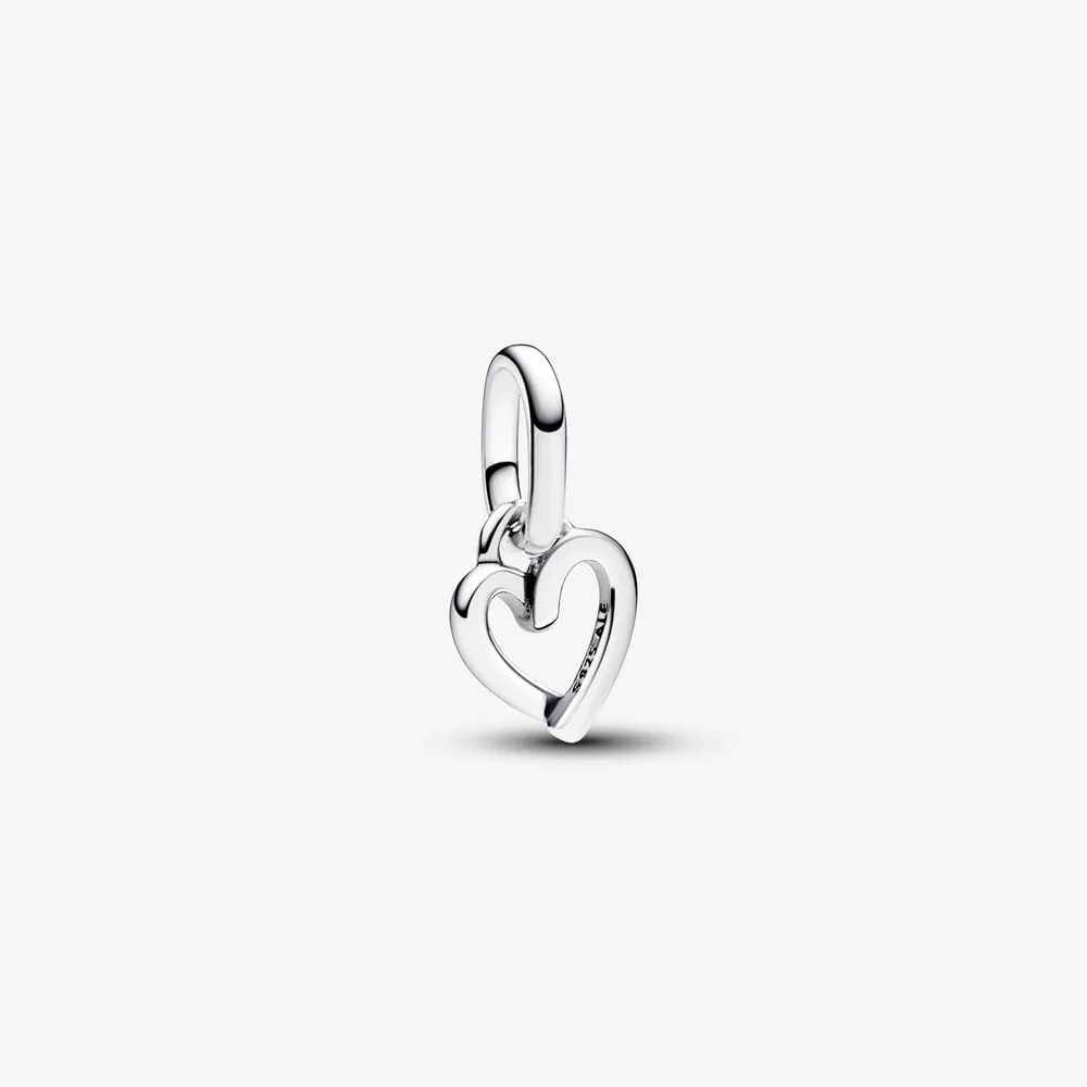 charm mini pendente freehand heart pandora me 793048c00