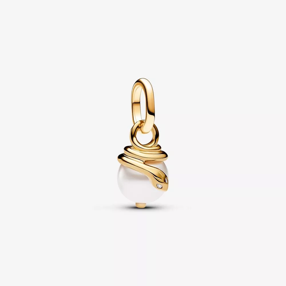 charm mini pendente snake pearlescent pandora me 763375c01