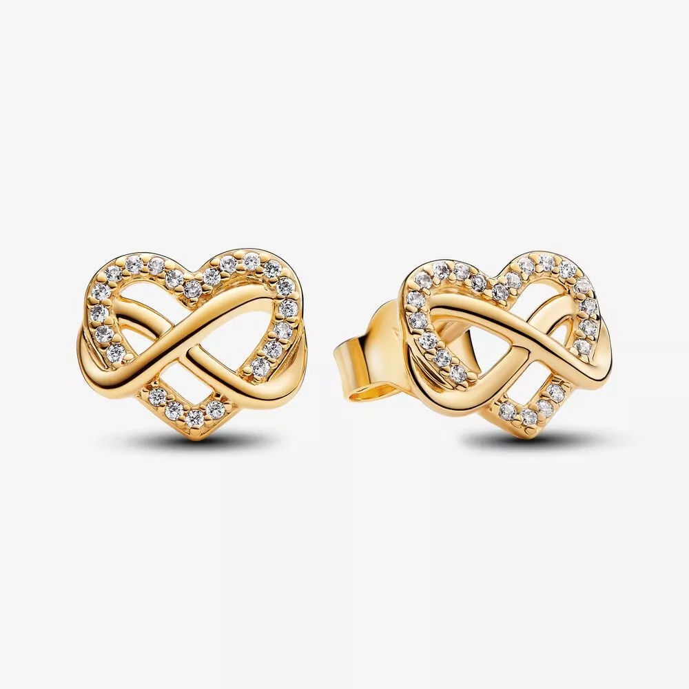 orecchini pandora cuore infinito pietre luminose 262667c01