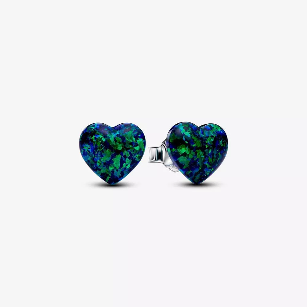 orecchini pandora cuori opali verdi e blu 293356c01