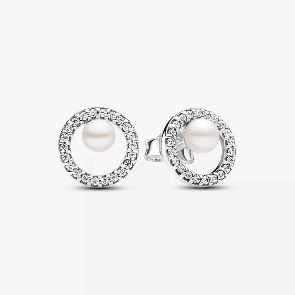orecchini pandora perle dacqua dolce coltivate e pavè 293154c01
