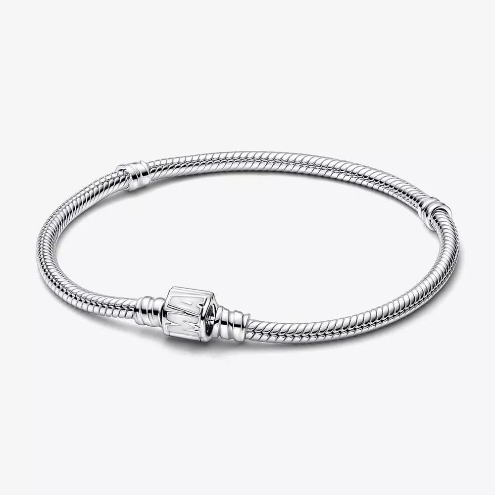 pandora moments marvel logo clasp bracciale a catena a serpente 592561c01