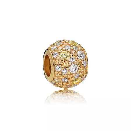 (immagine per) Charm Pandora Sfera In Pavè Mosaico Color Oro