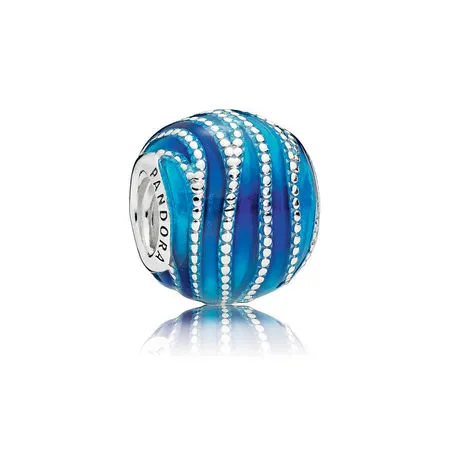 (immagine per) Charm Pandora Vortici Blu