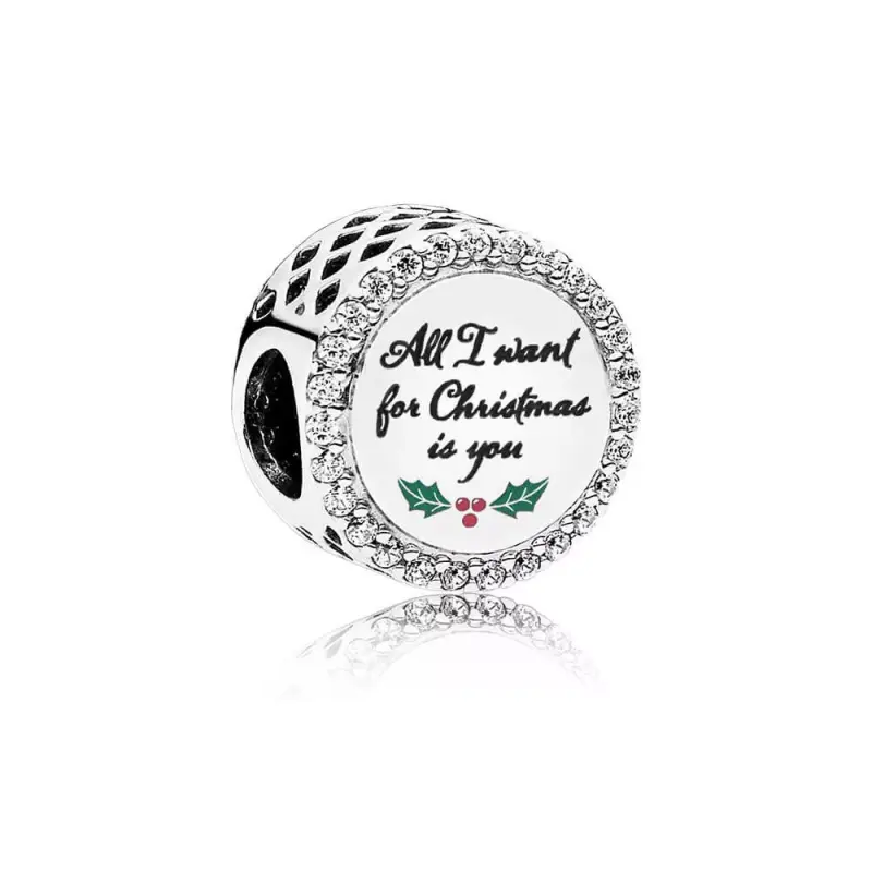 Charm PANDORA Tutto quello che voglio a Natale in argento - Immagine del prodotto